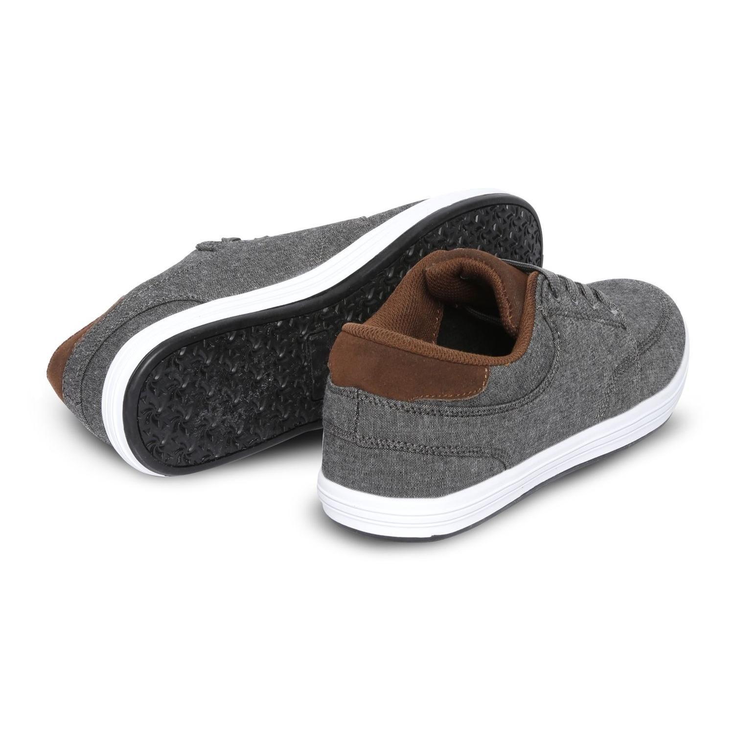 Zapatillas Hombre Textil Lander-0-23-Gris B-5