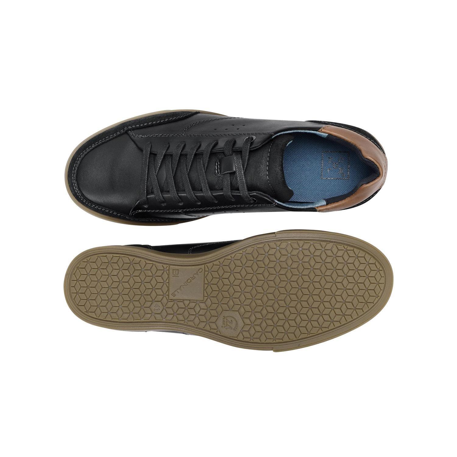 ZAPATILLAS HOMBRE CUERO GROMMET-0-15 NEGRO-2