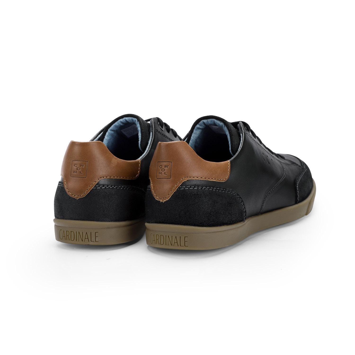 ZAPATILLAS HOMBRE CUERO GROMMET-0-15 NEGRO-3