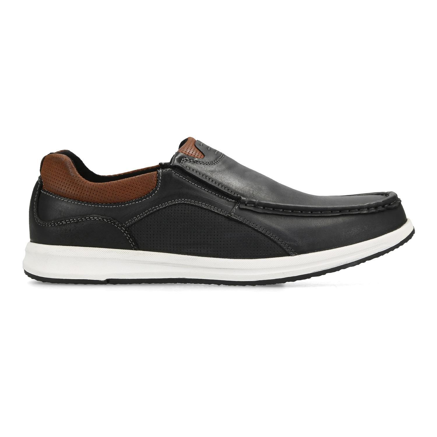 Zapatos Hombre Slip-On Cuero Alcala-3-36 Negro Cardinale-1