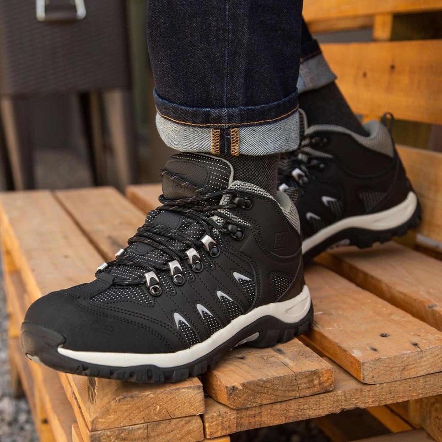 Botines Waterproof Hombre Cuero Outdoor Fiordo-6-22-Negro-4