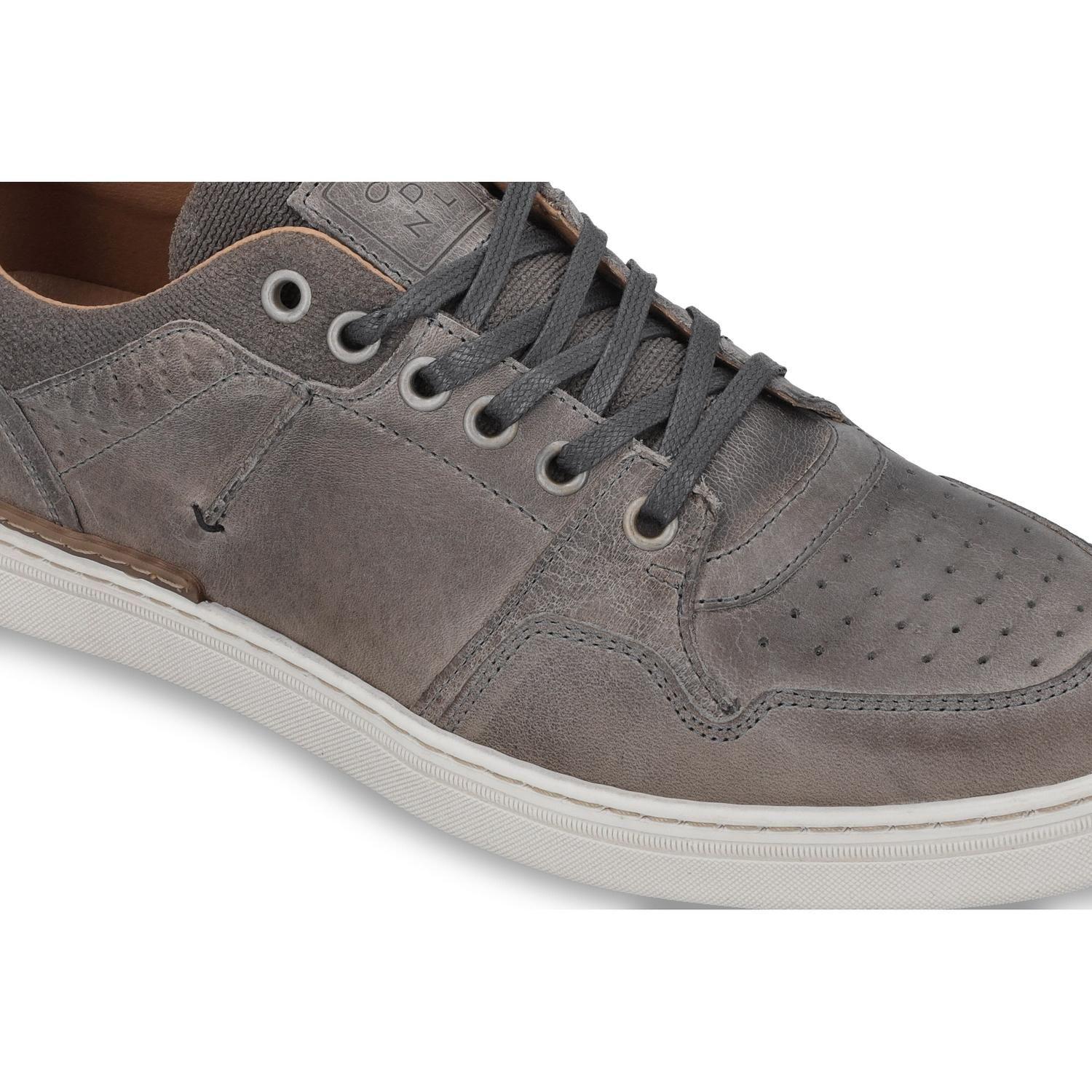 ZAPATILLAS HOMBRE CUERO LAUNCH-0-23 GRIS-3