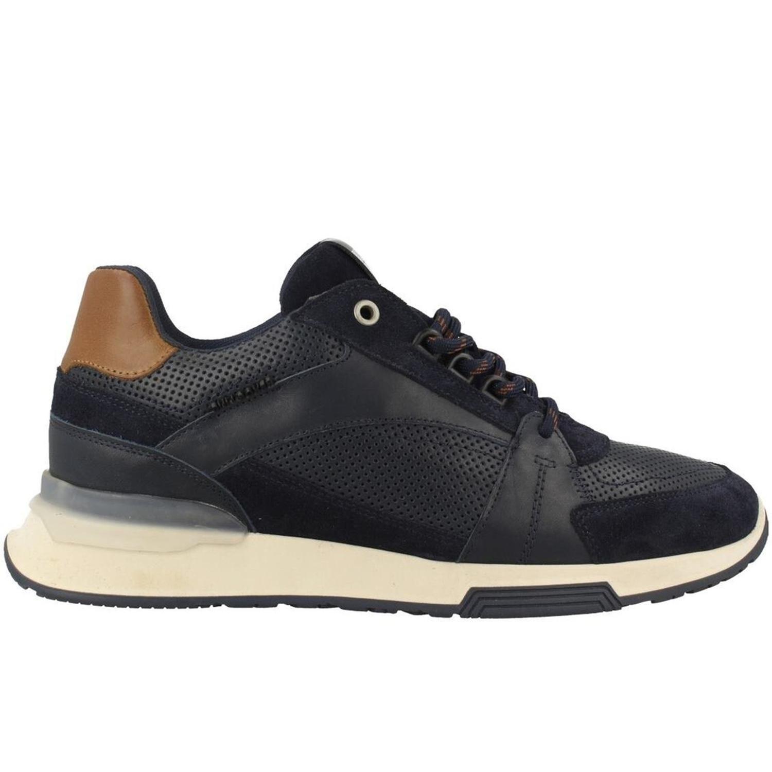 BULLBOXER ZAPATILLAS HOMBRE CUERO ASAPH-0-70 AZUL-1