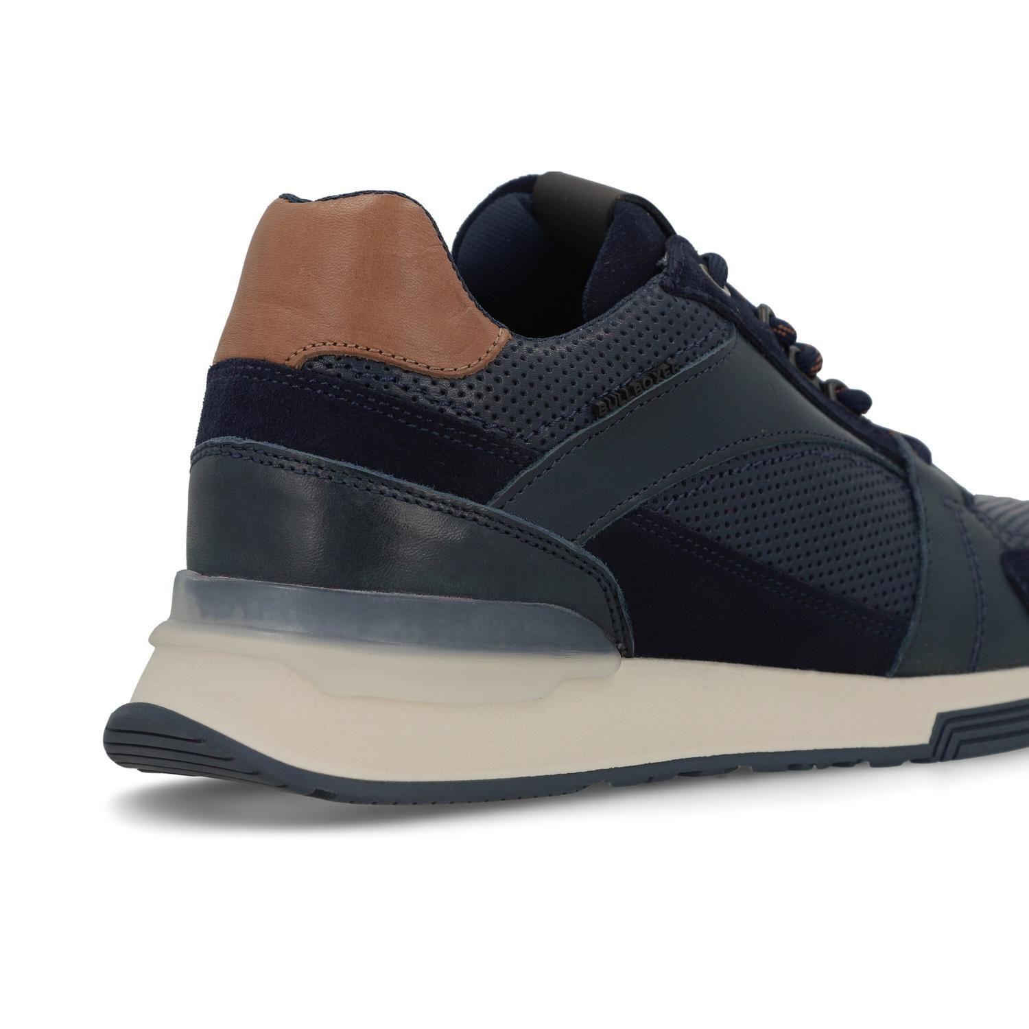 BULLBOXER ZAPATILLAS HOMBRE CUERO ASAPH-0-70 AZUL-4