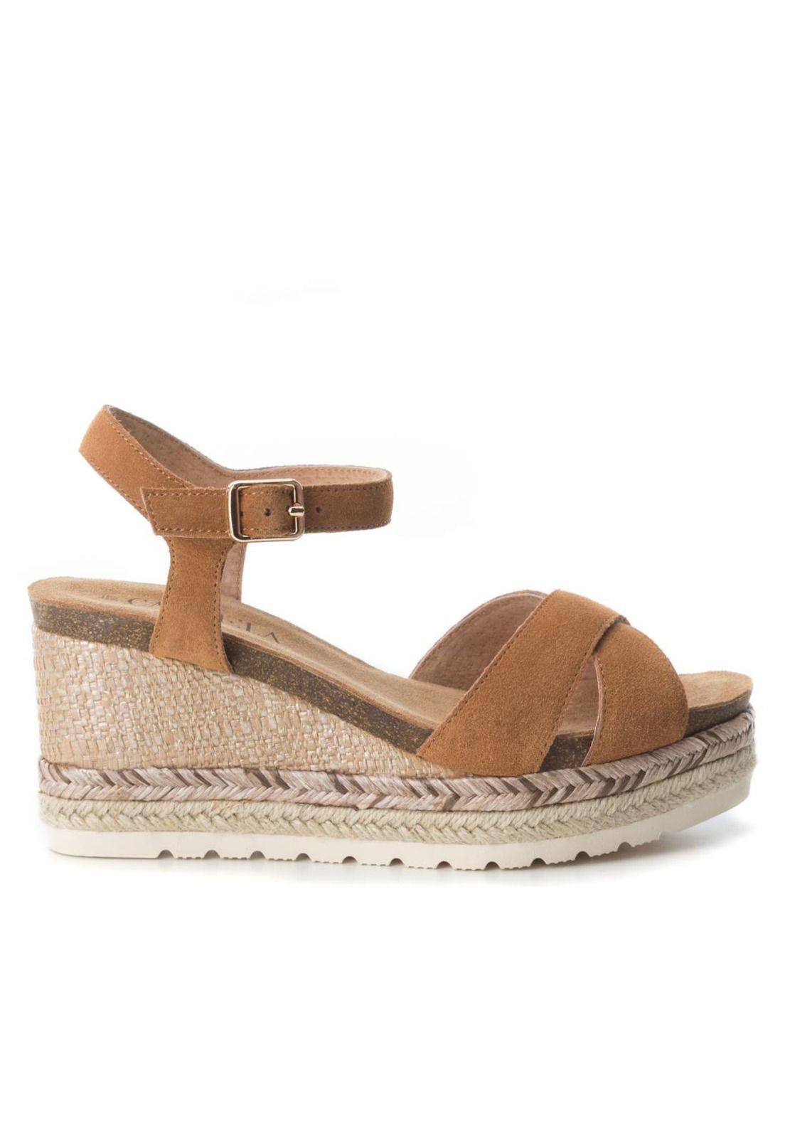 Sandalias Mujer Pilar Camel Carmela-1