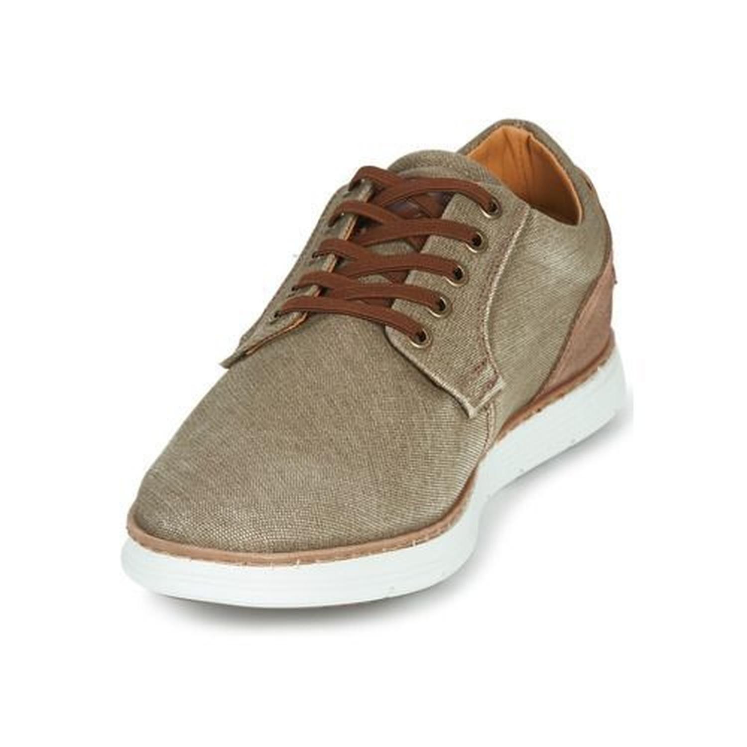 ZAPATILLAS HOMBRE TEXTIL PRADES-0-82 TAUPÉ-2