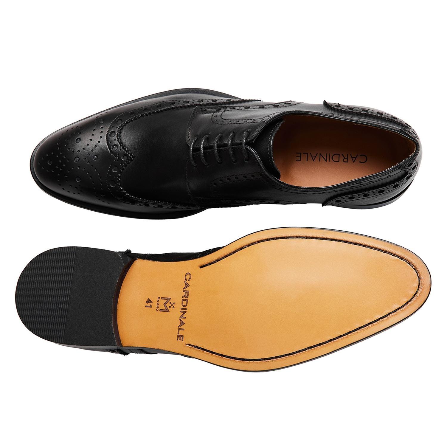 Zapatos Formales Hombre Suela Cuero Magno Senato-0-03 Negro-2