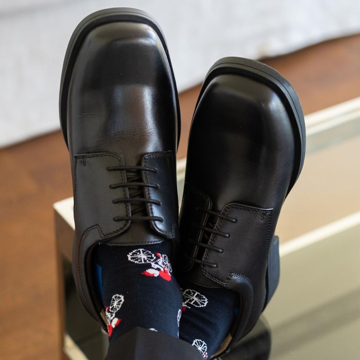Zapatos Hombre Cuero 24 Flex Twister-0-50-Negro-4
