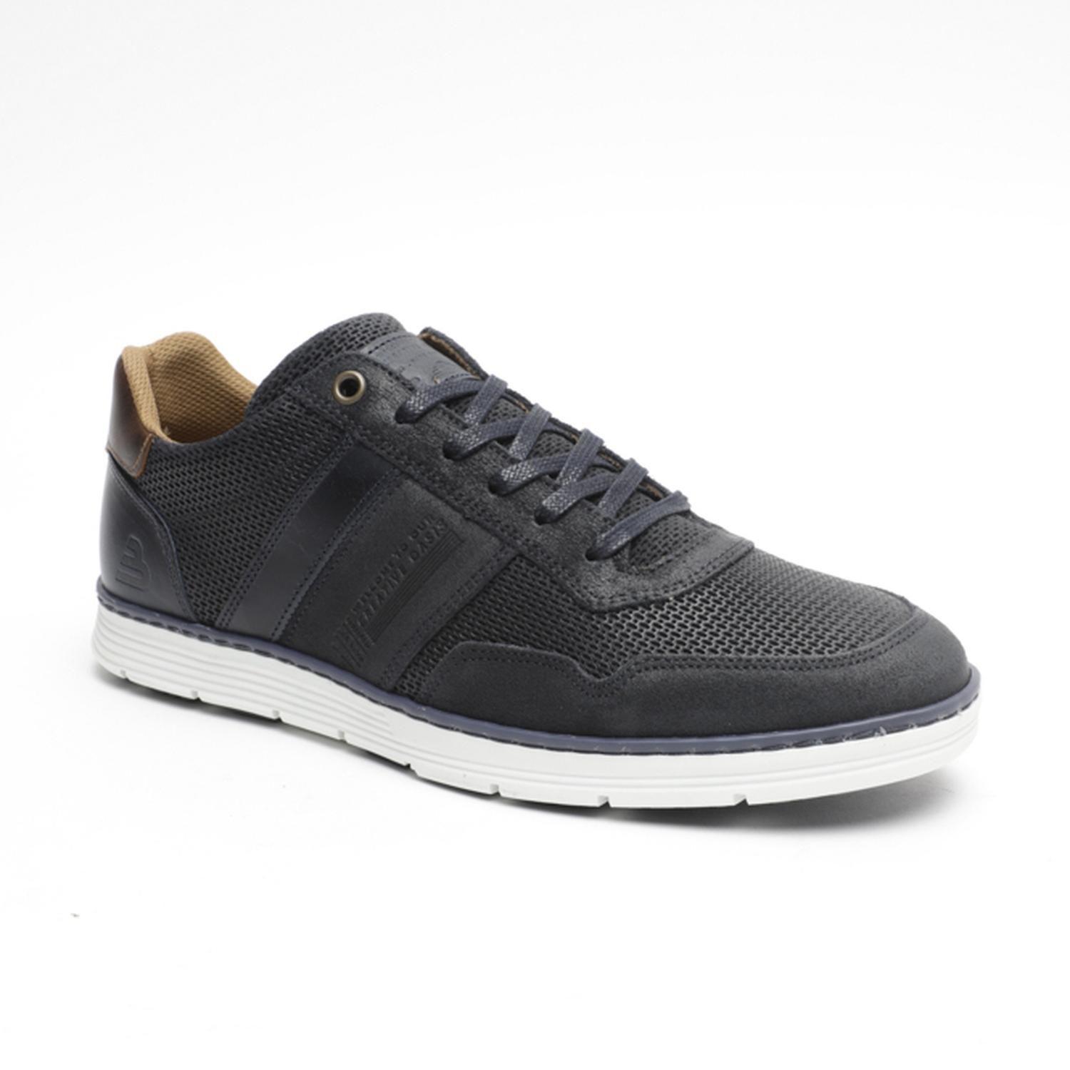 Zapatillas Urbanas Hombre Cuero Moseley-0-30 Azul Bullboxer-0