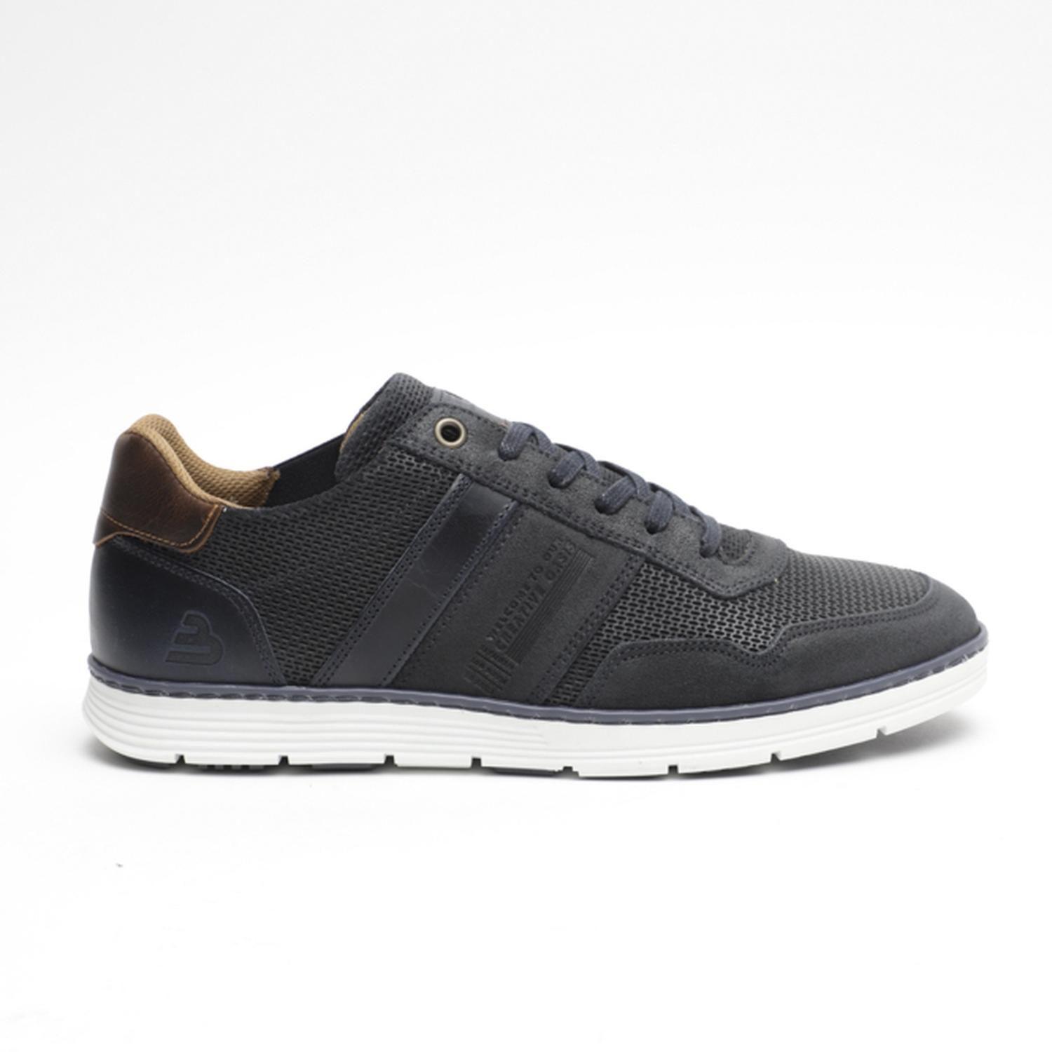 Zapatillas Urbanas Hombre Cuero Moseley-0-30 Azul Bullboxer-1