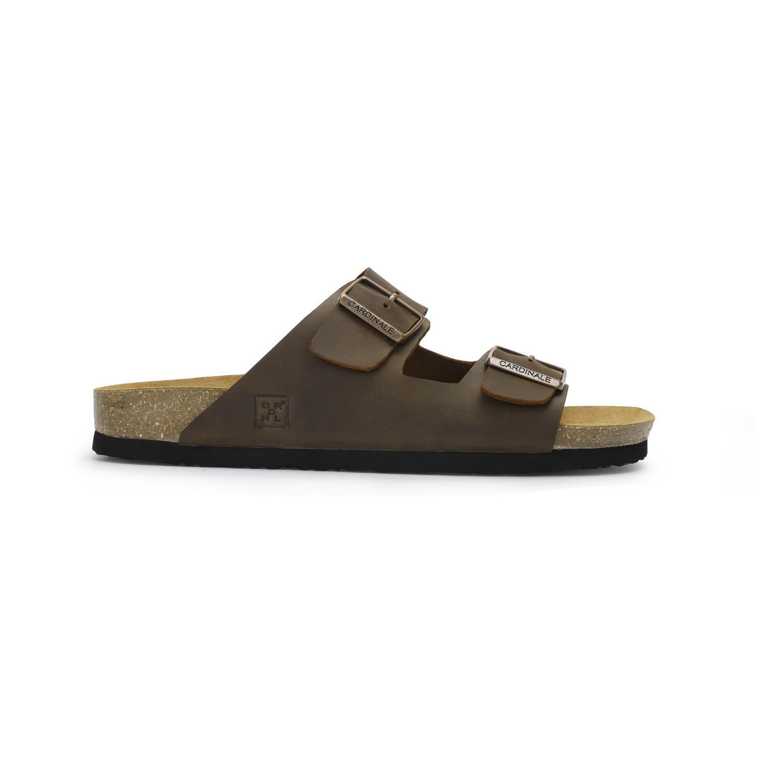 Sandalias Hombre Cuero Rostock-9-01 Café-1