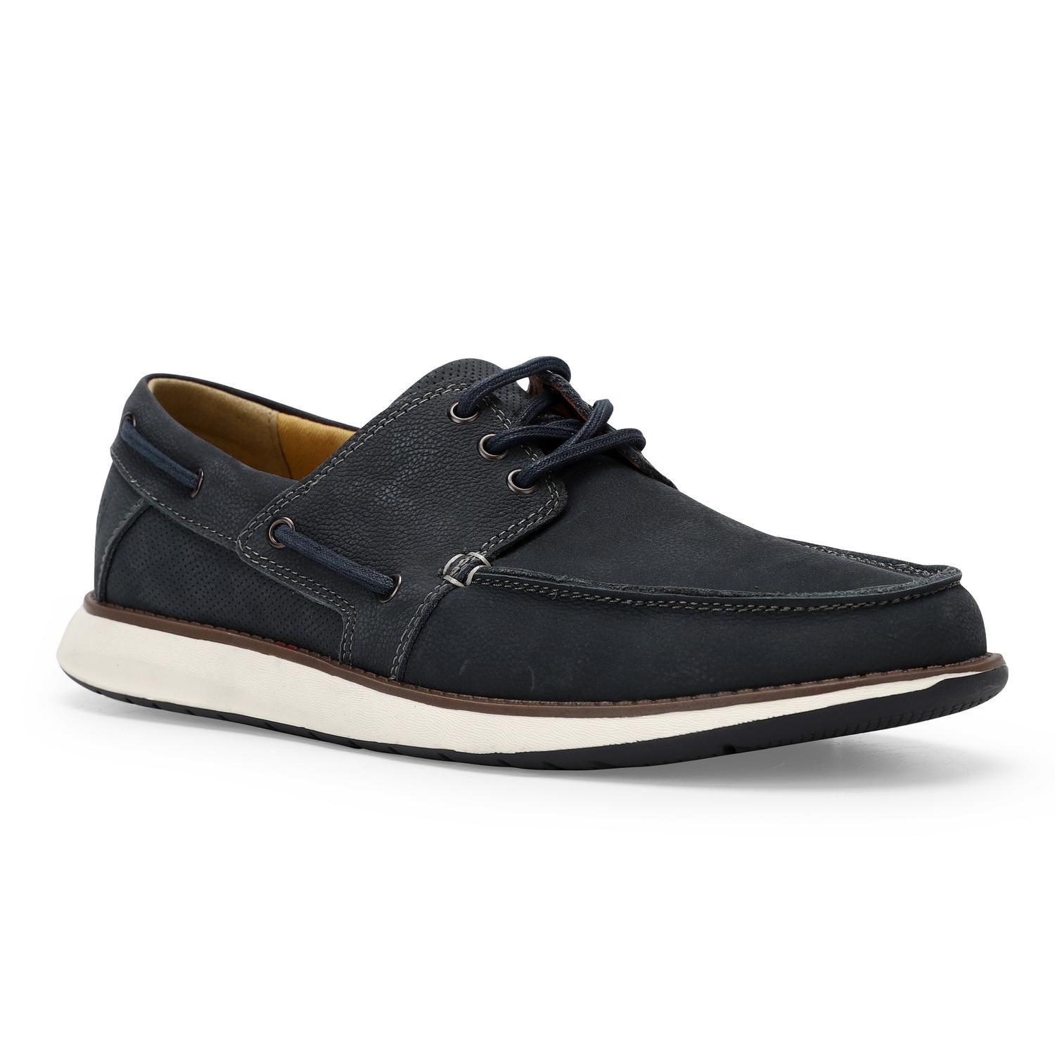 Zapatos Hombre Cuero Reston-0-04 Azul-0