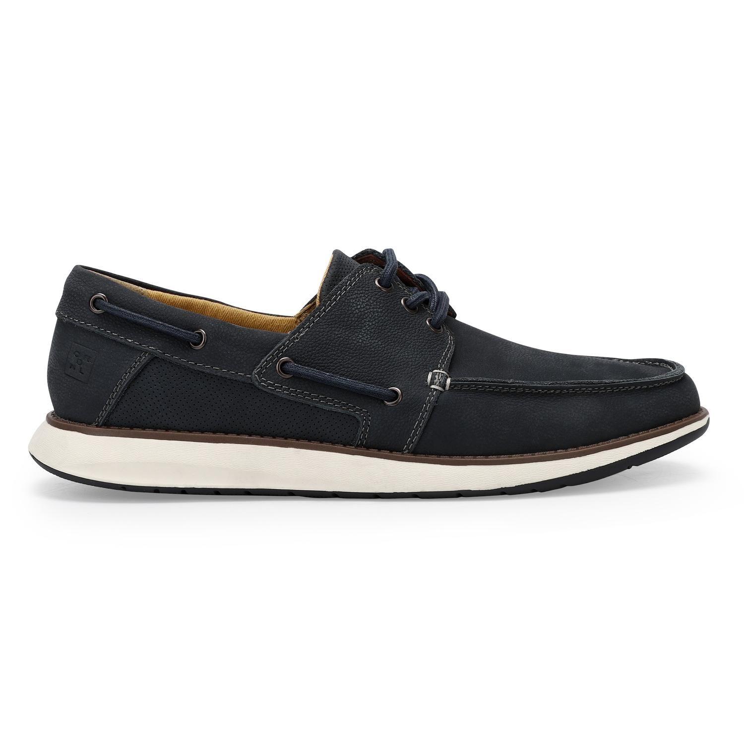 Zapatos Hombre Cuero Reston-0-04 Azul-1