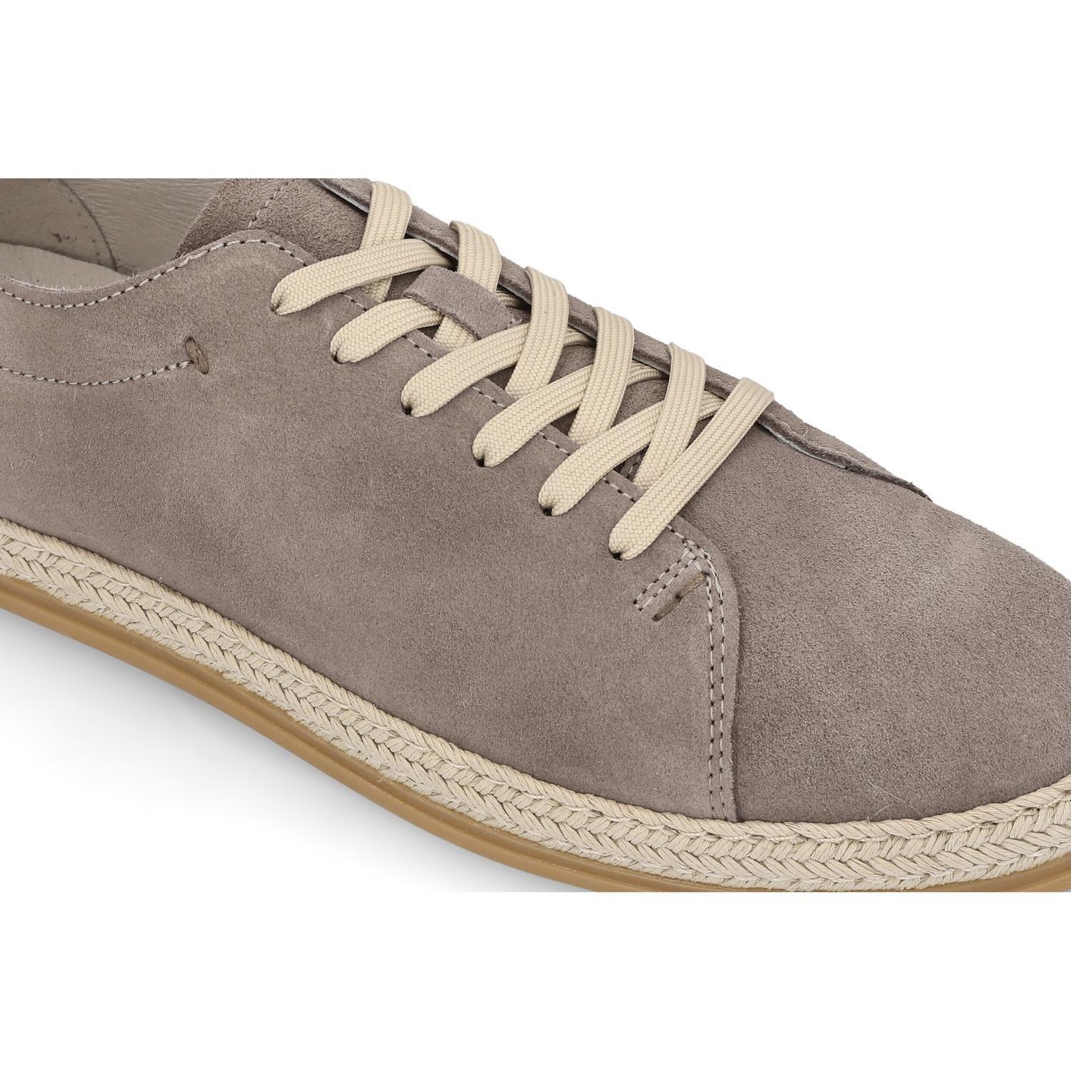 ALPARGATAS CORDONES HOMBRE CUERO TRENC-0-01 CAFÉ-3