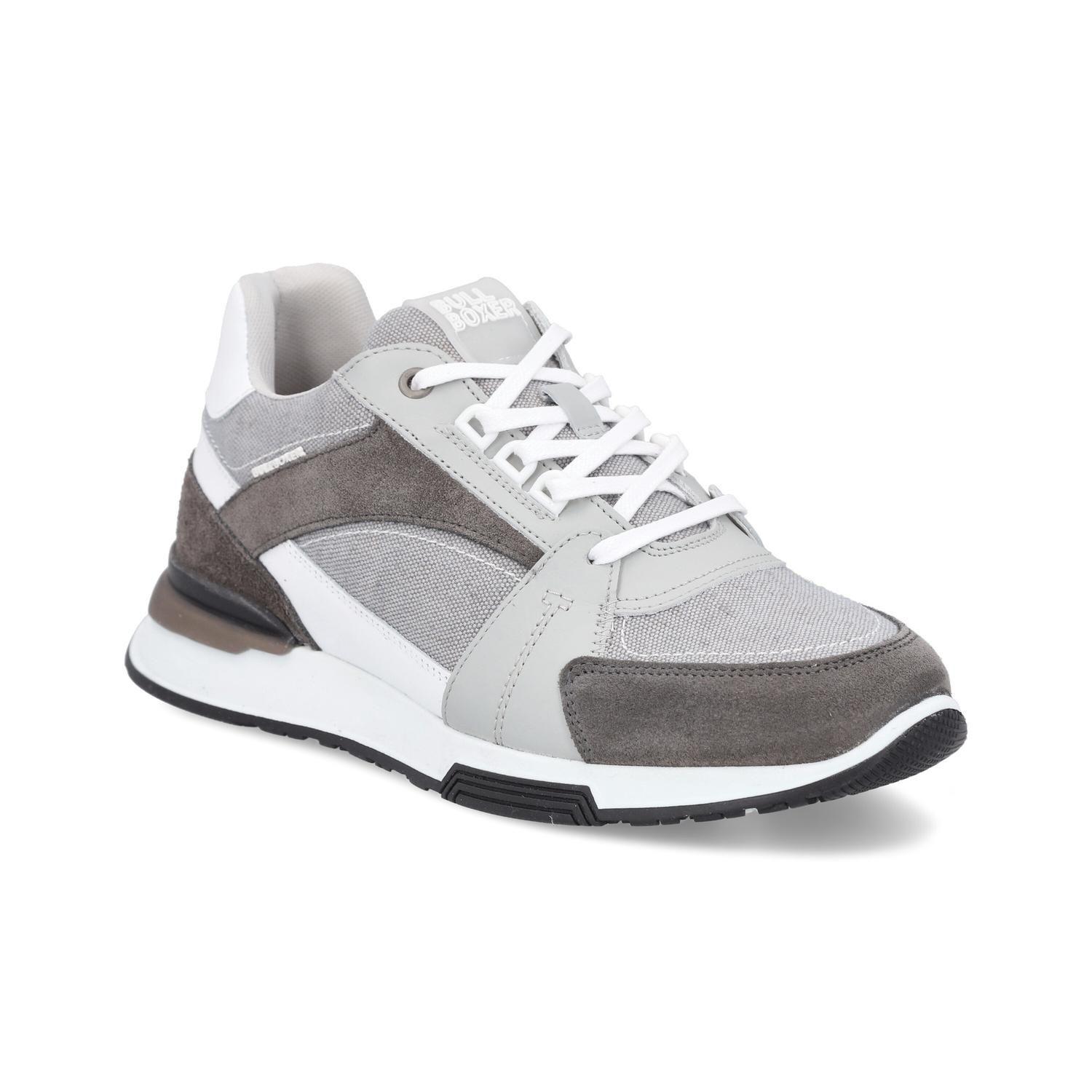 Zapatillas Urbanas Hombre Cuero Split-0-70 Blanco Bullboxer-0