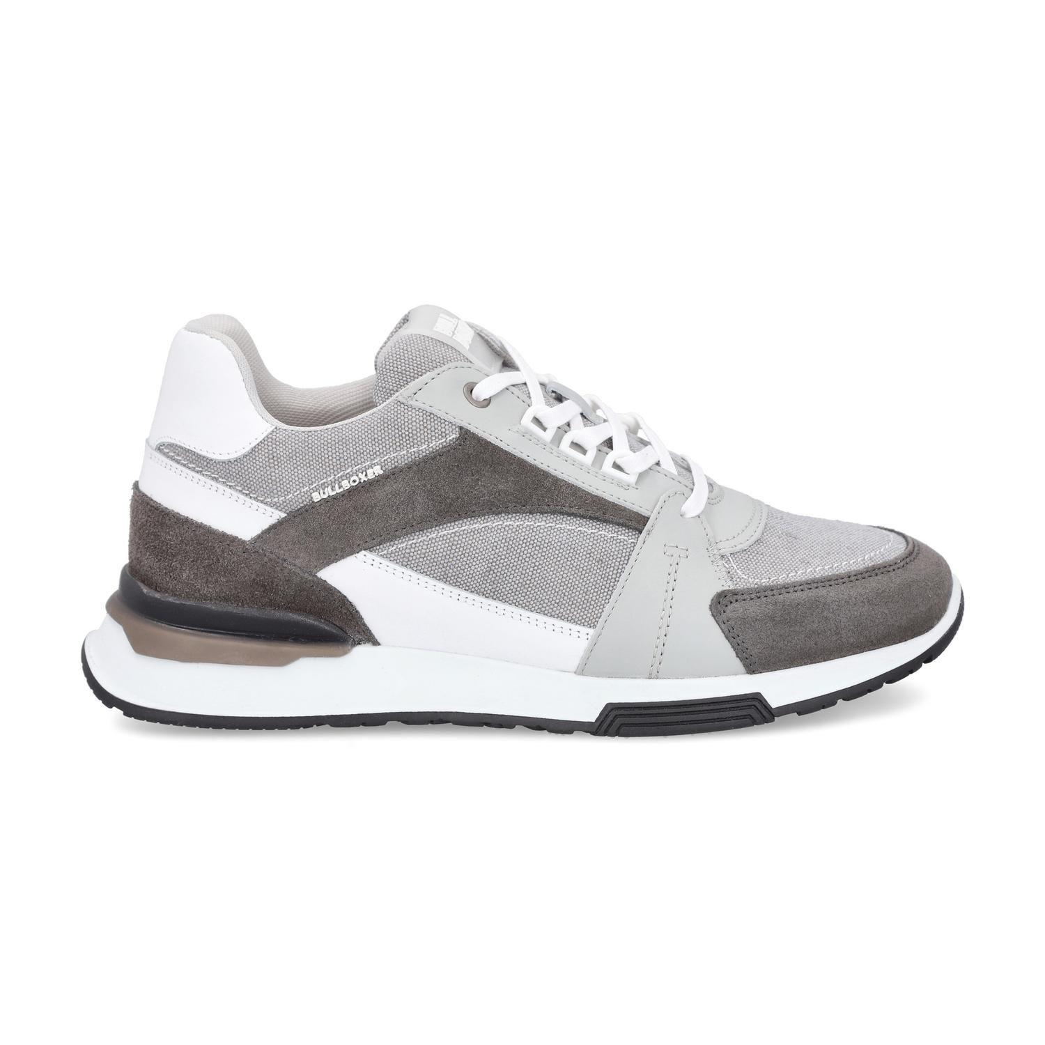 Zapatillas Urbanas Hombre Cuero Split-0-70 Blanco Bullboxer-1