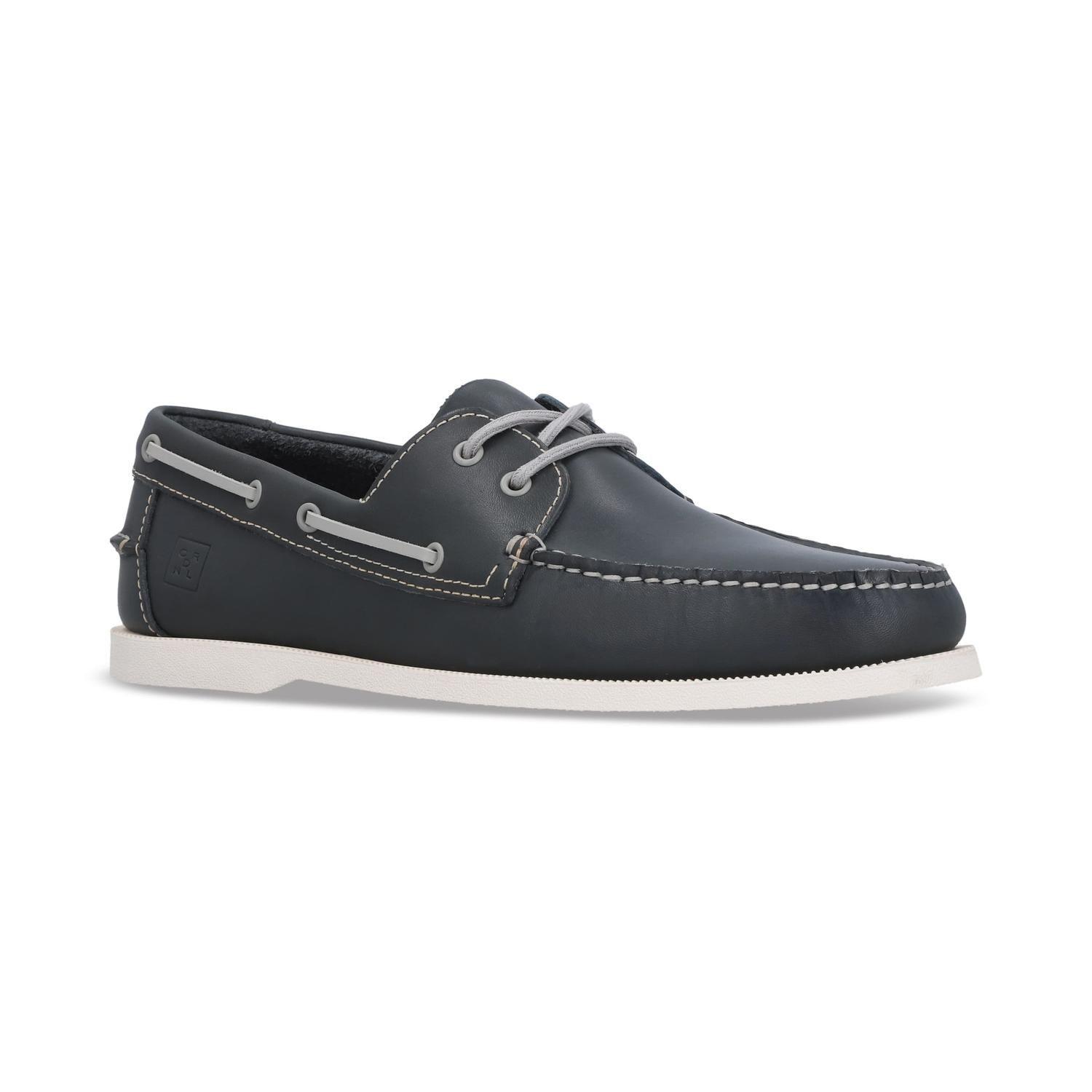 Zapatos Hombre Cuero Dockside-0-05 Azul-0