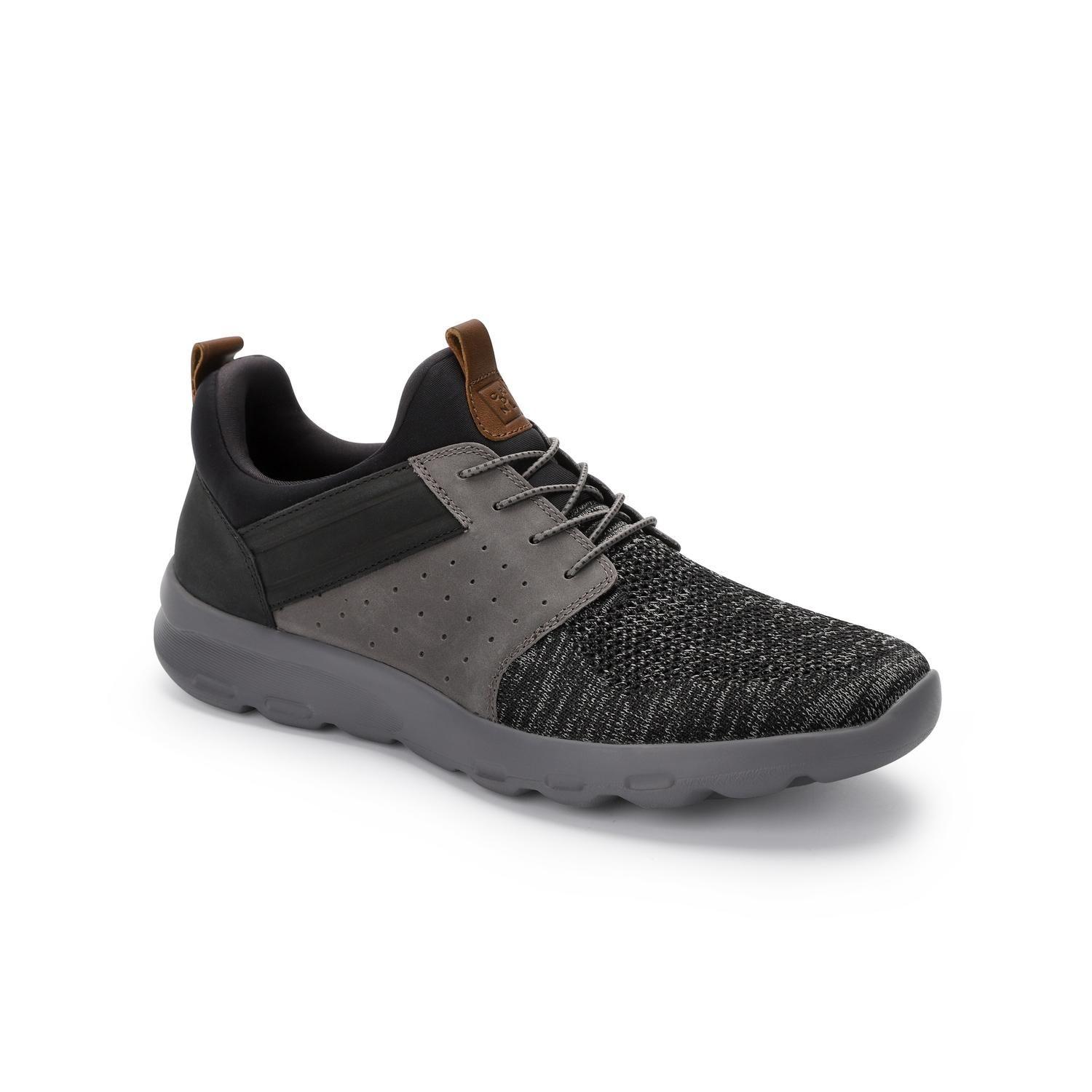 ZAPATILLAS HOMBRE CUERO Y TEXTIL WALKER-0-32 GRIS-0