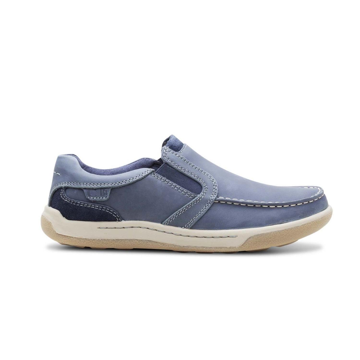 Zapatos Slip-On Hombre Cuero Arno-3-03-Azul-1