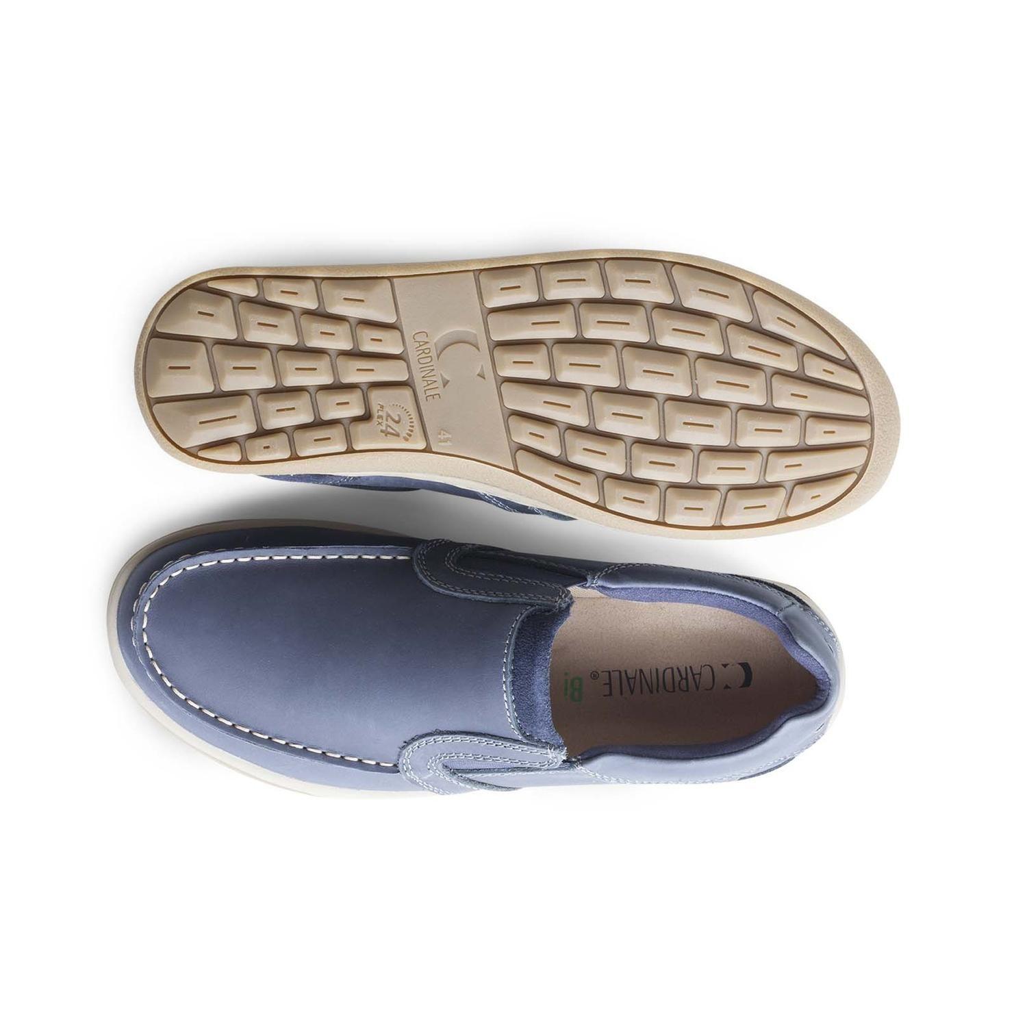 Zapatos Slip-On Hombre Cuero Arno-3-03-Azul-2