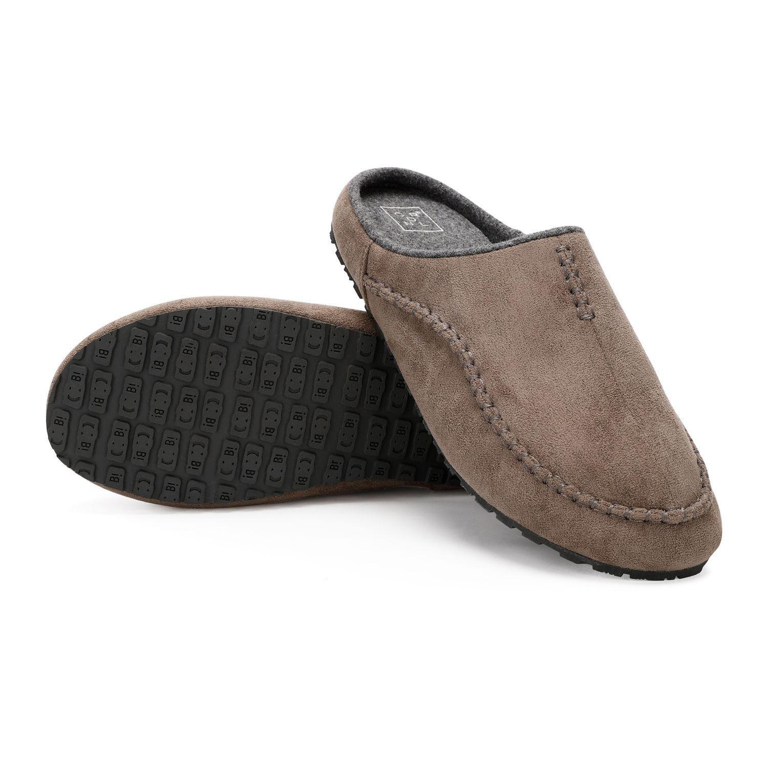 PANTUFLAS HOMBRE TEXTIL SIOUX-2-01 BEIGE-5