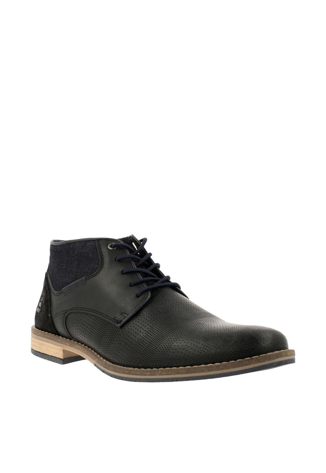 Botines Cuero Olton-6-84 Negro-0