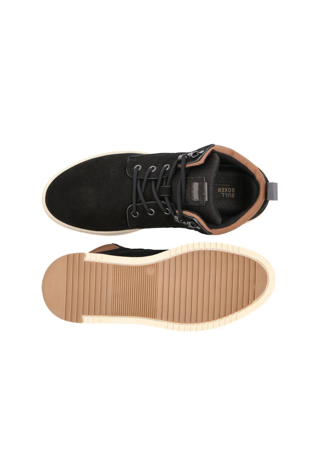 Zapatillas Caña Alta Cuero Keswick-6-76 Negro-2