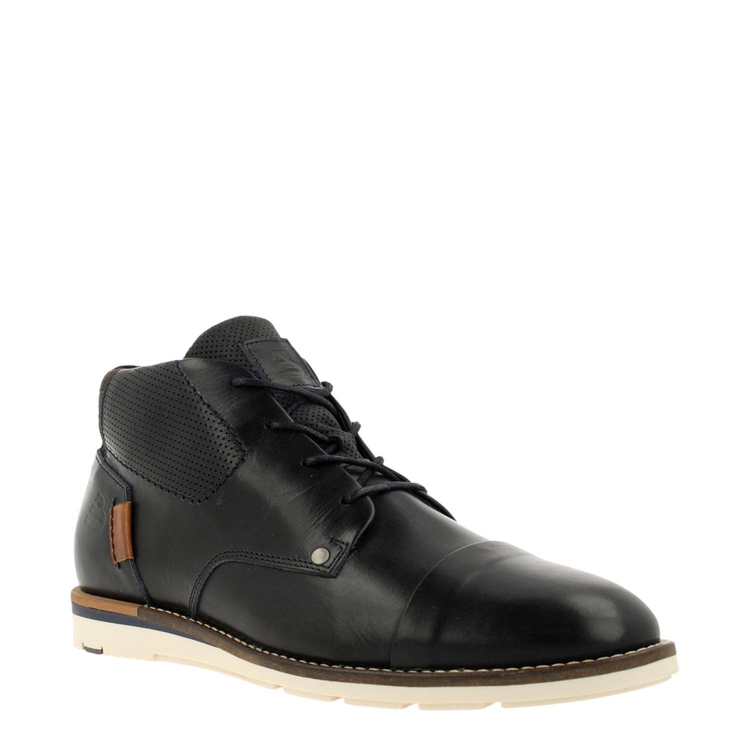 BULLBOXER BOTINES HOMBRE CUERO LIDDON-6-07 AZUL-0