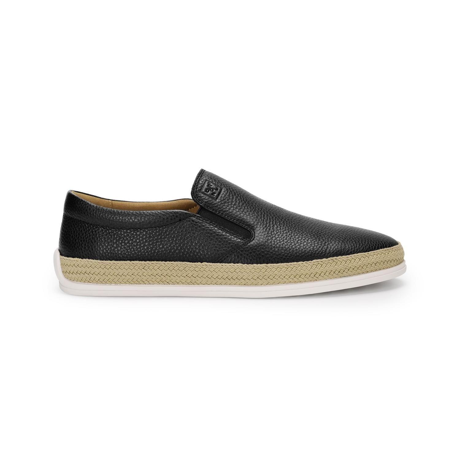 Alpargatas Hombre Cuero Portside-3-03 Negro Cardinale-1