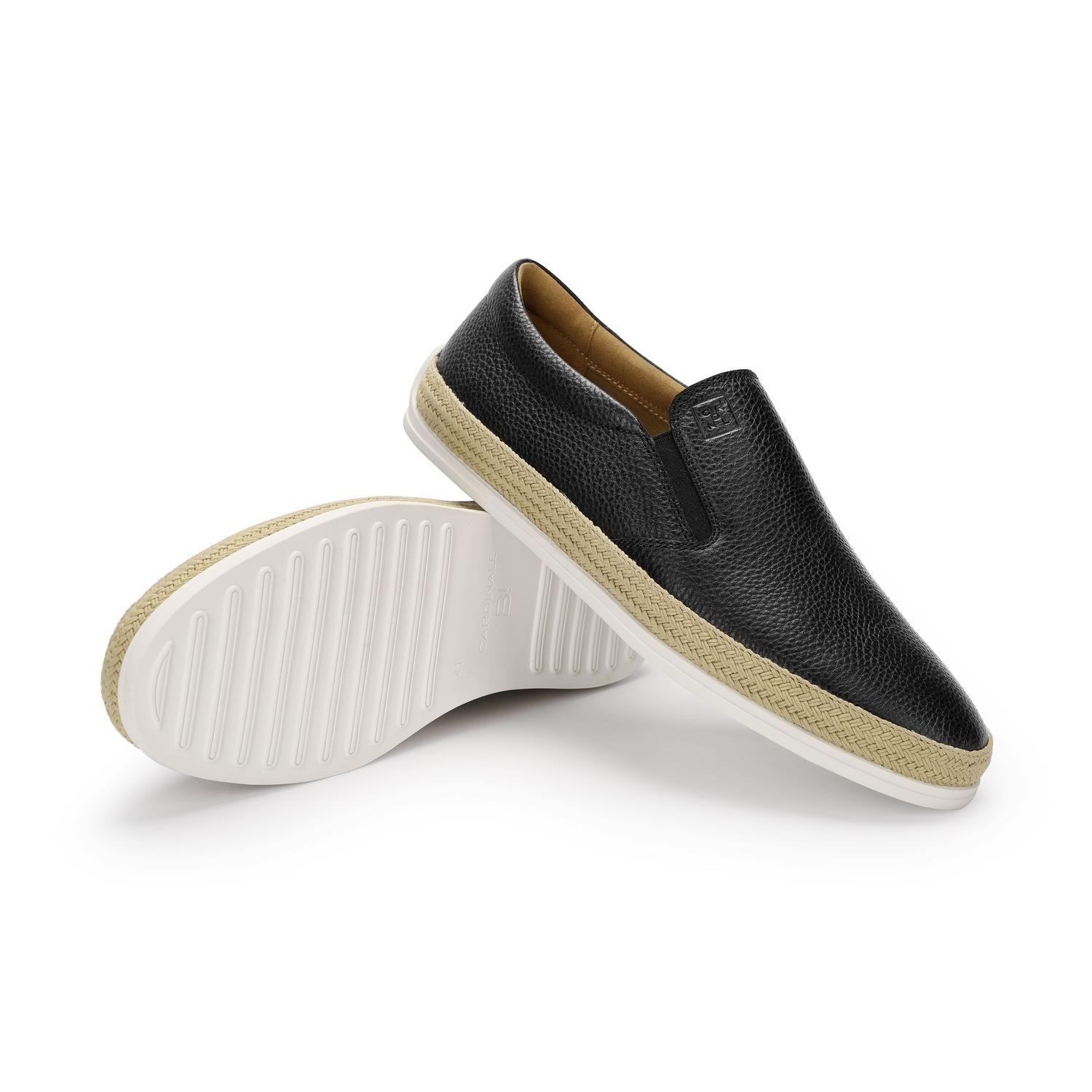 Alpargatas Hombre Cuero Portside-3-03 Negro Cardinale-5