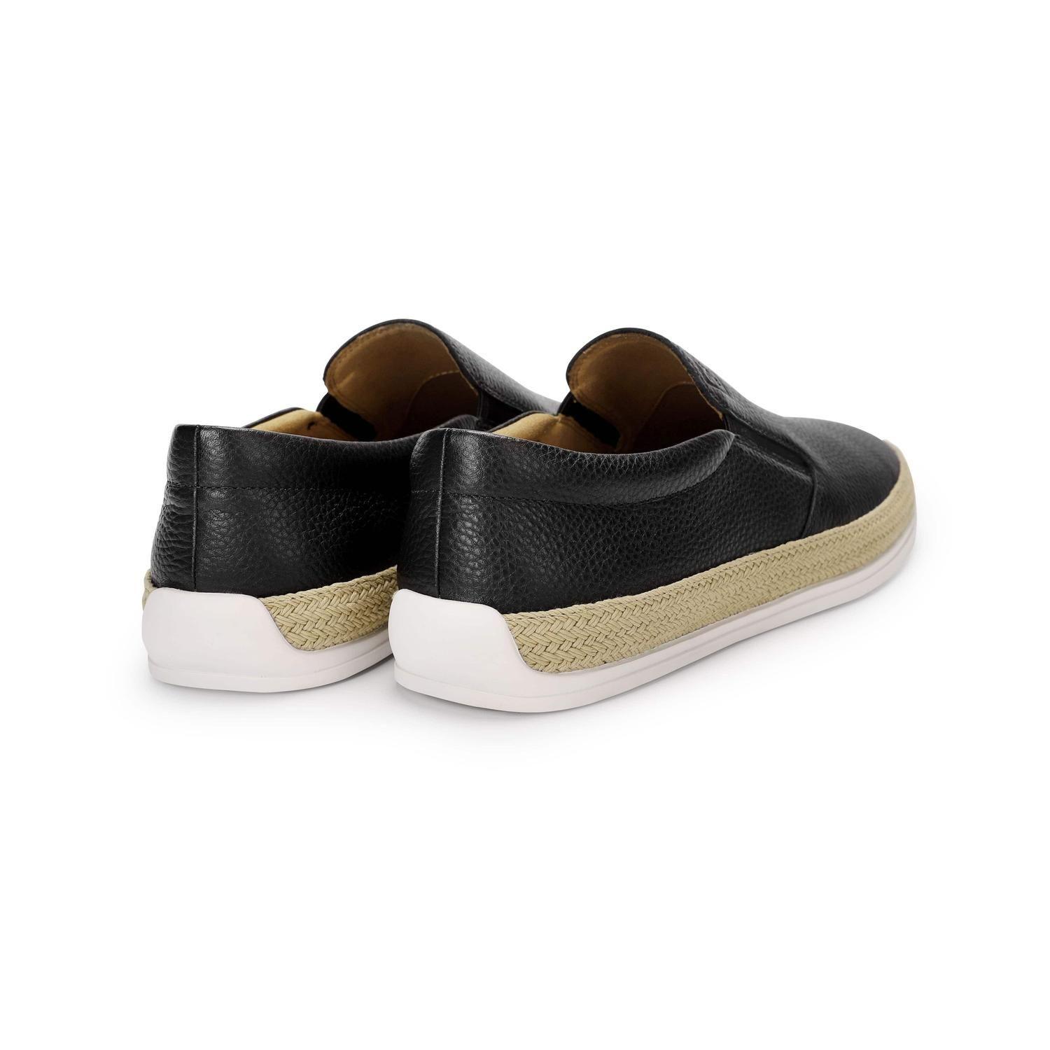 Alpargatas Hombre Cuero Portside-3-03 Negro-3