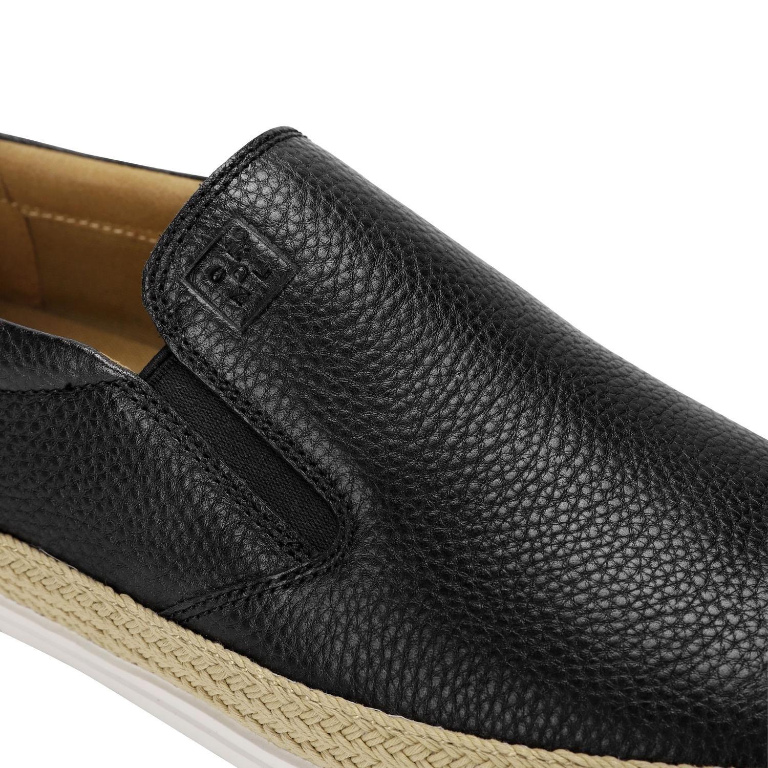 Alpargatas Hombre Cuero Portside-3-03 Negro-4