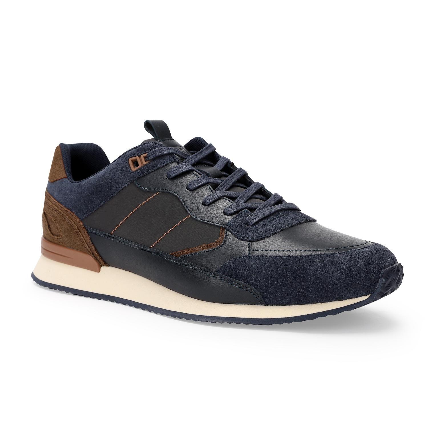 Zapatillas Urbanas Hombre Cuero Harford-0-03 Azul Cardinale-0