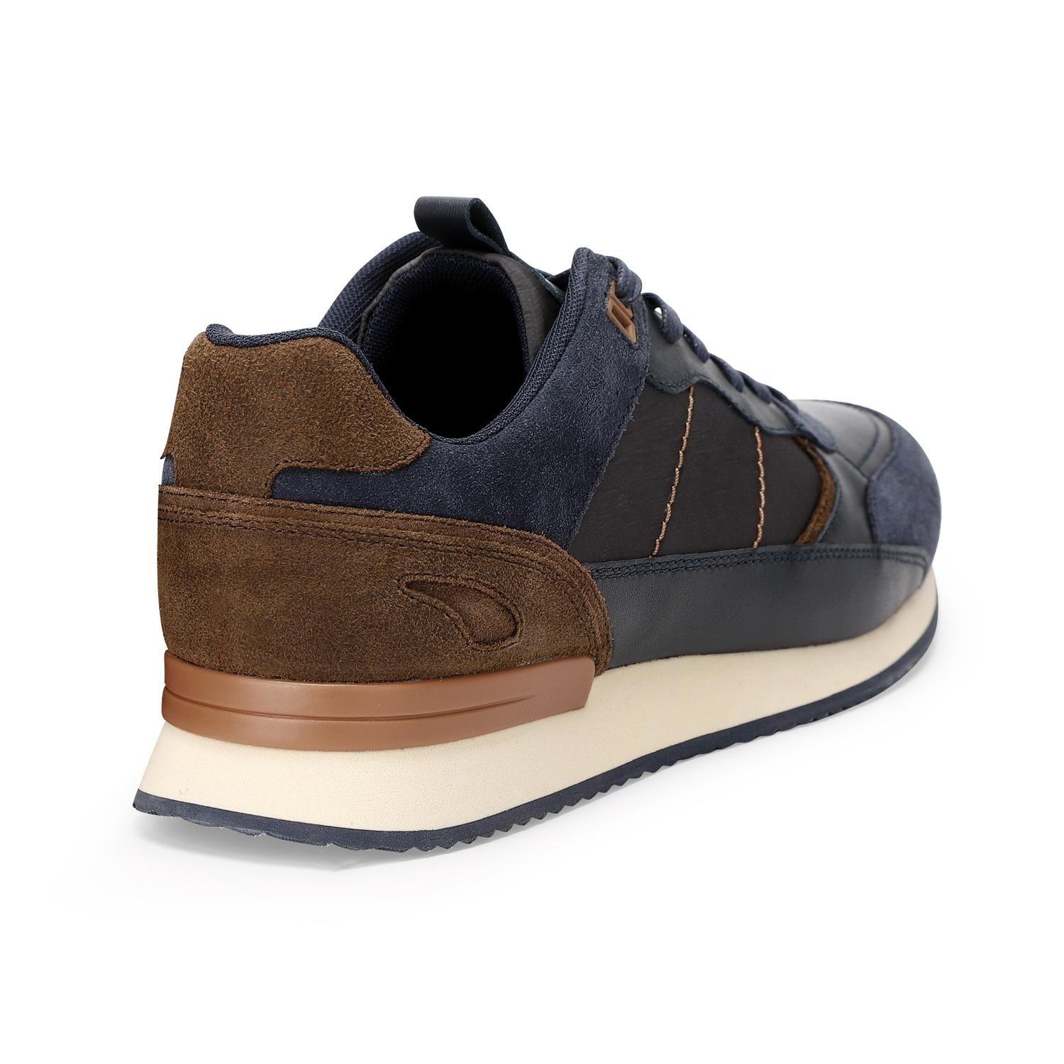 Zapatillas Urbanas Hombre Cuero Harford-0-03 Azul Cardinale-3