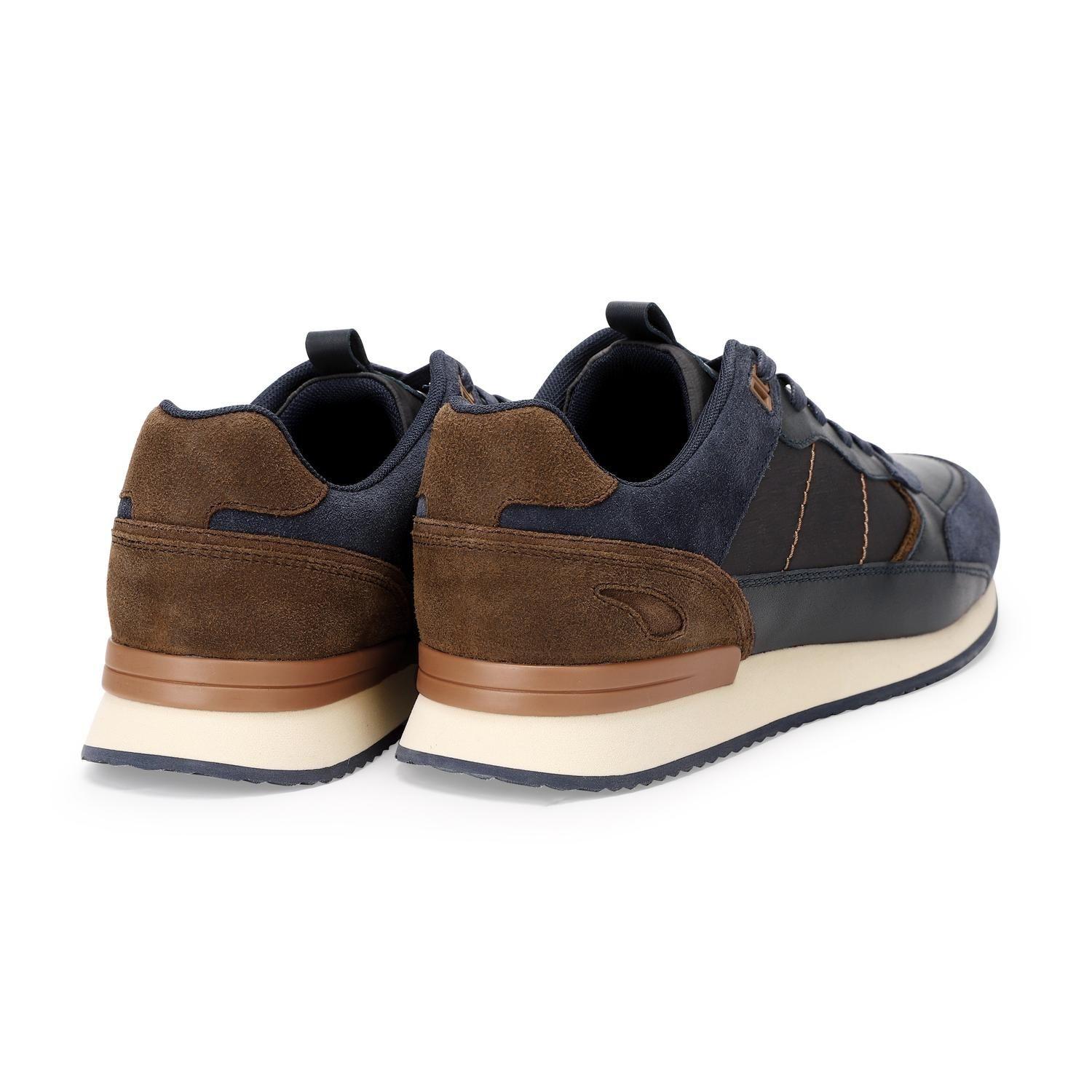 Zapatillas Urbanas Hombre Cuero Harford-0-03 Azul Cardinale-4