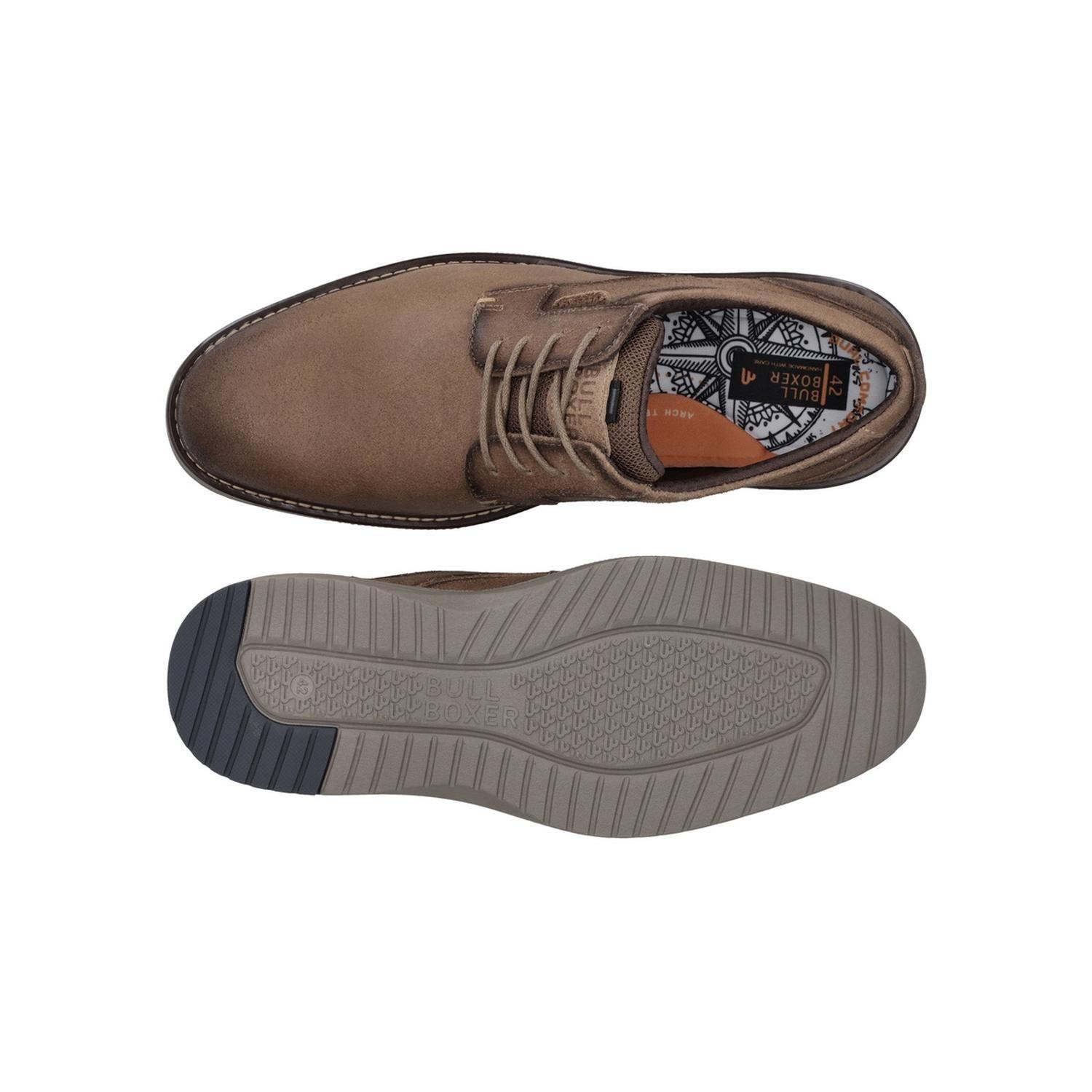 Zapatos Casual Formal Hombre Cuero Crieff-0-31 Taupé Bullboxer-2