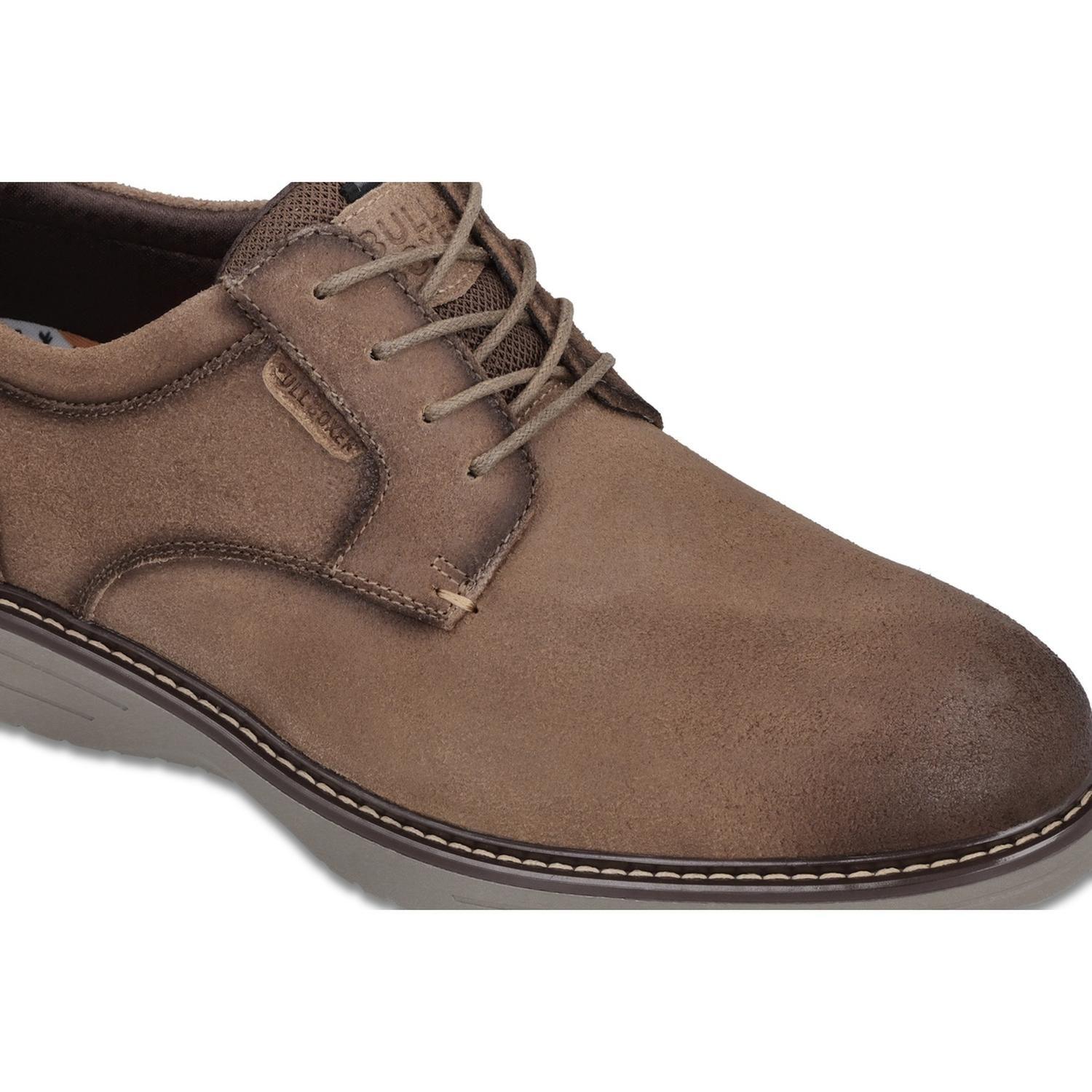 Zapatos Casual Formal Hombre Cuero Crieff-0-31 Taupé Bullboxer-3