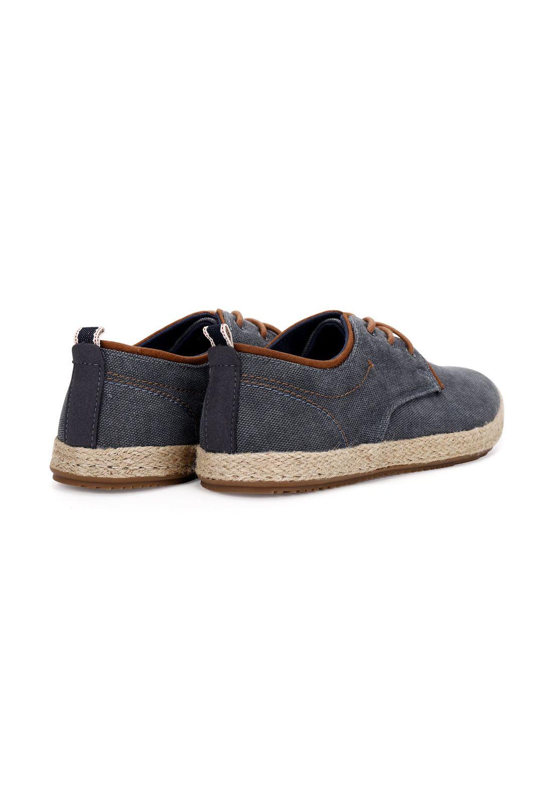 Alpargatas Textil Con Cordones Vallarta-0-03 Gris-4