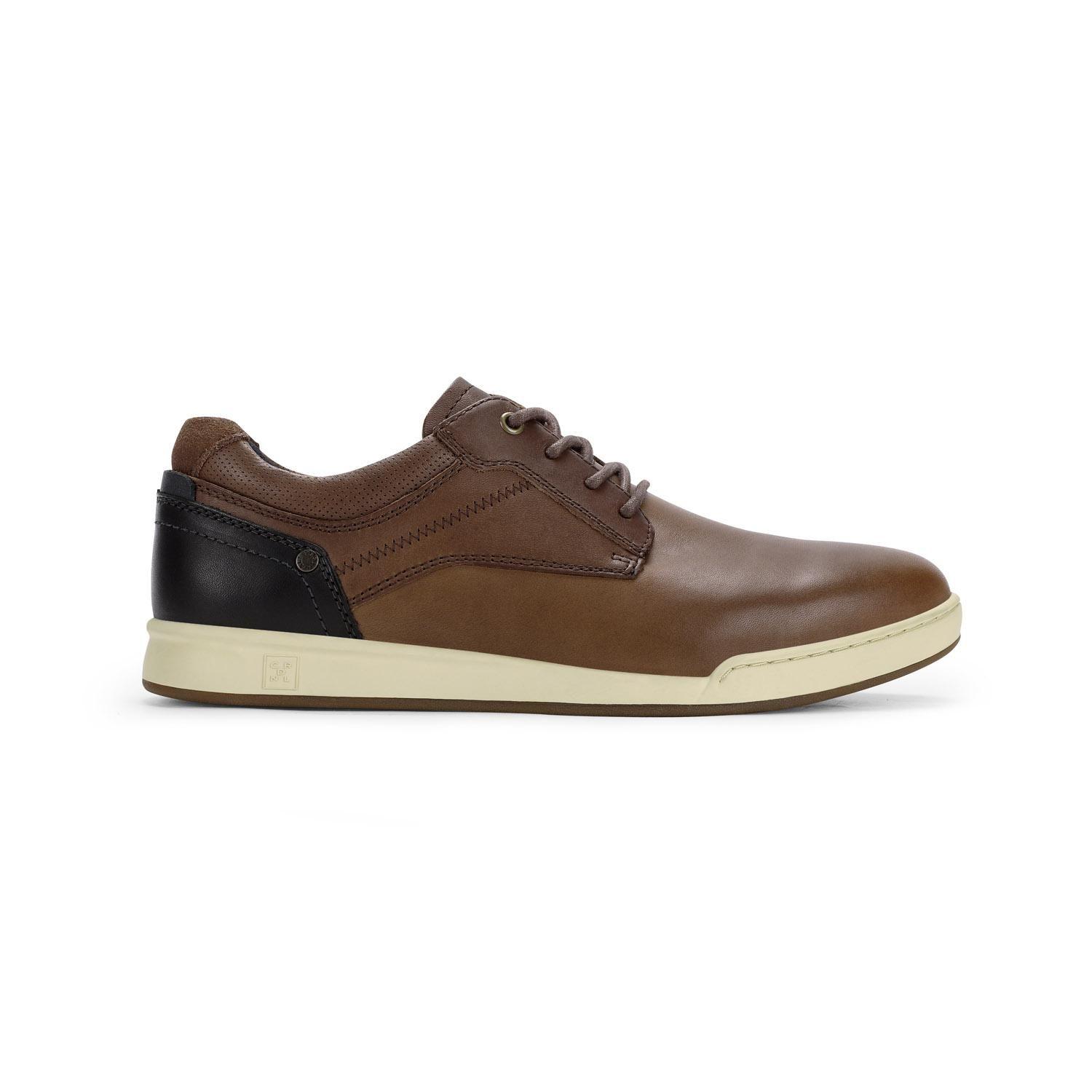 ZAPATILLAS HOMBRE CUERO CRAM-0-21 CAFÉ-1
