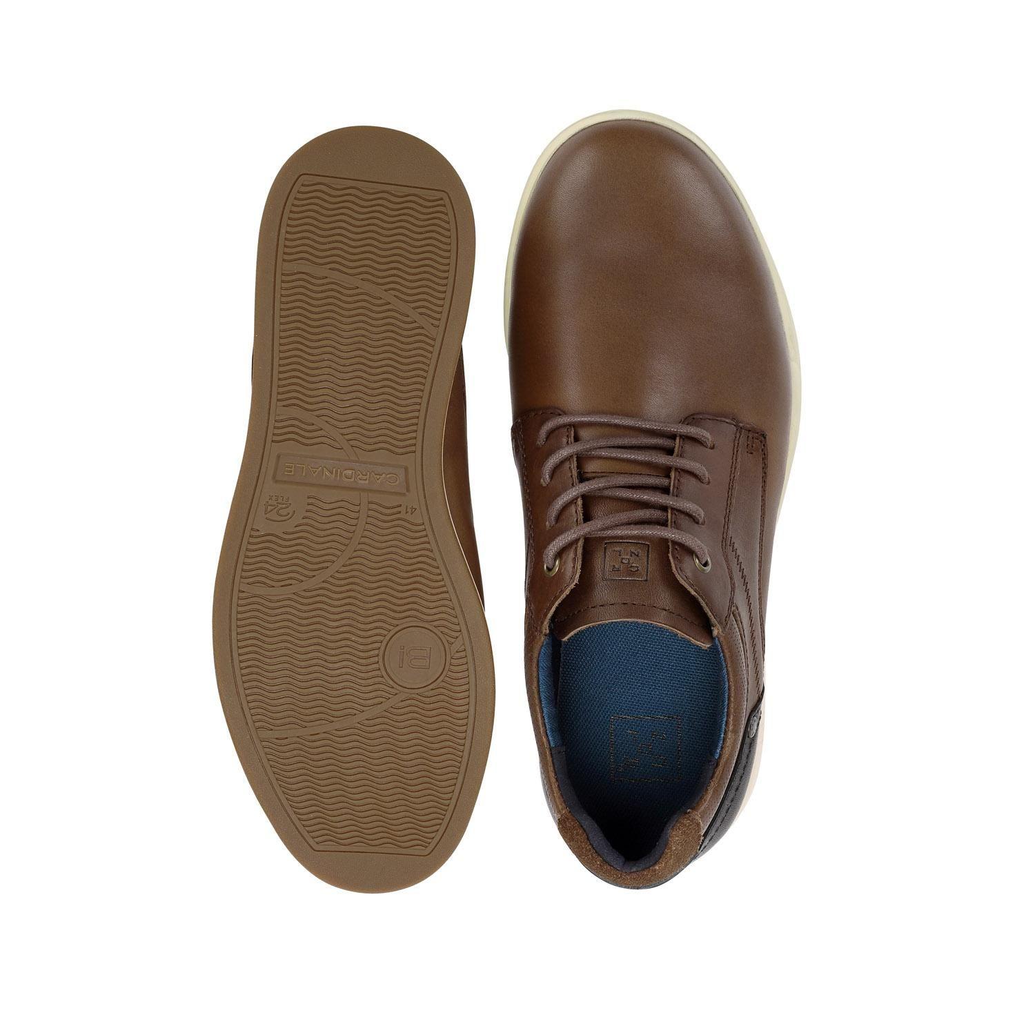 ZAPATILLAS HOMBRE CUERO CRAM-0-21 CAFÉ-2