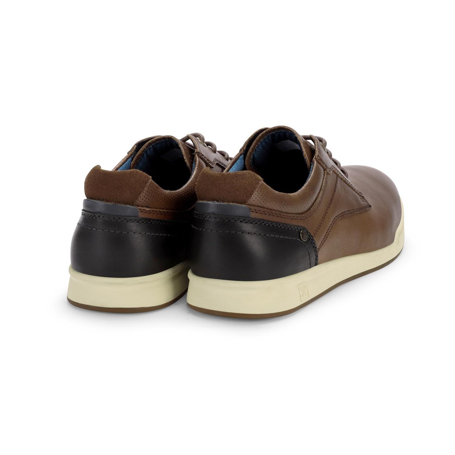 ZAPATILLAS HOMBRE CUERO CRAM-0-21 CAFÉ-3