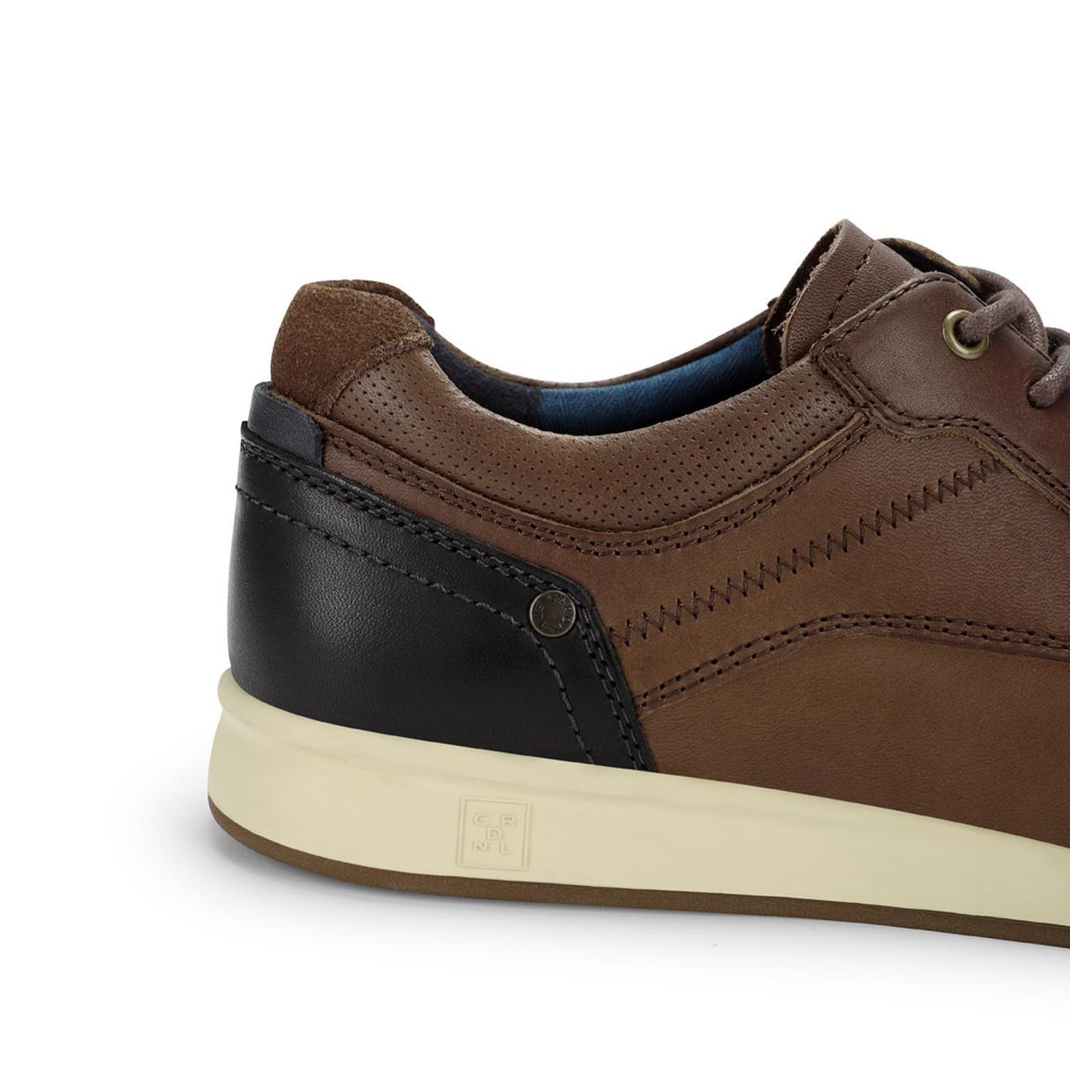 ZAPATILLAS HOMBRE CUERO CRAM-0-21 CAFÉ-4