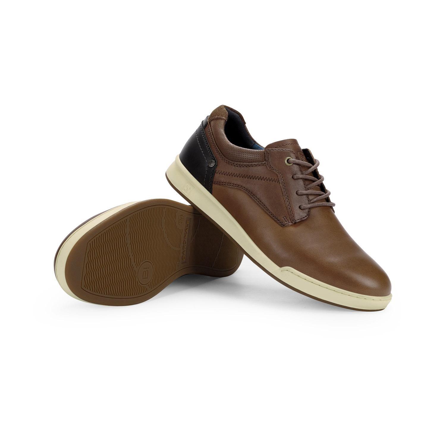 ZAPATILLAS HOMBRE CUERO CRAM-0-21 CAFÉ-5