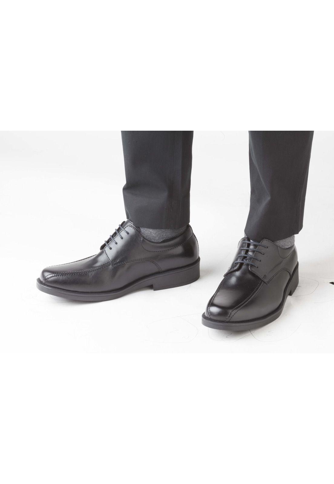 Zapatos Hombre Cuero 24 Flex Twister Class-0-42 Negro Cardinale-3