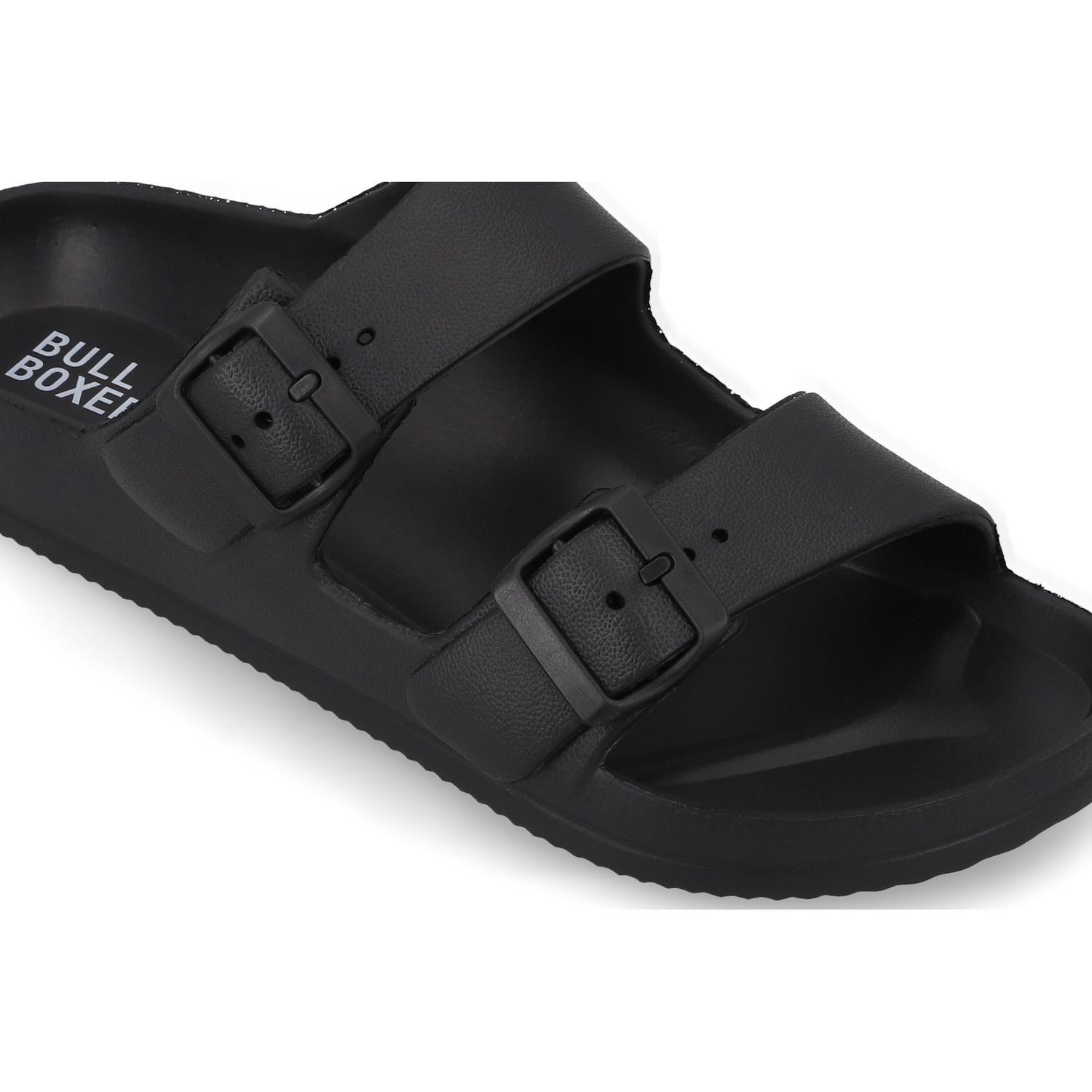 BULLBOXER SANDALIAS HOMBRE GOMA EMMEN-9-01 NEGRO-3