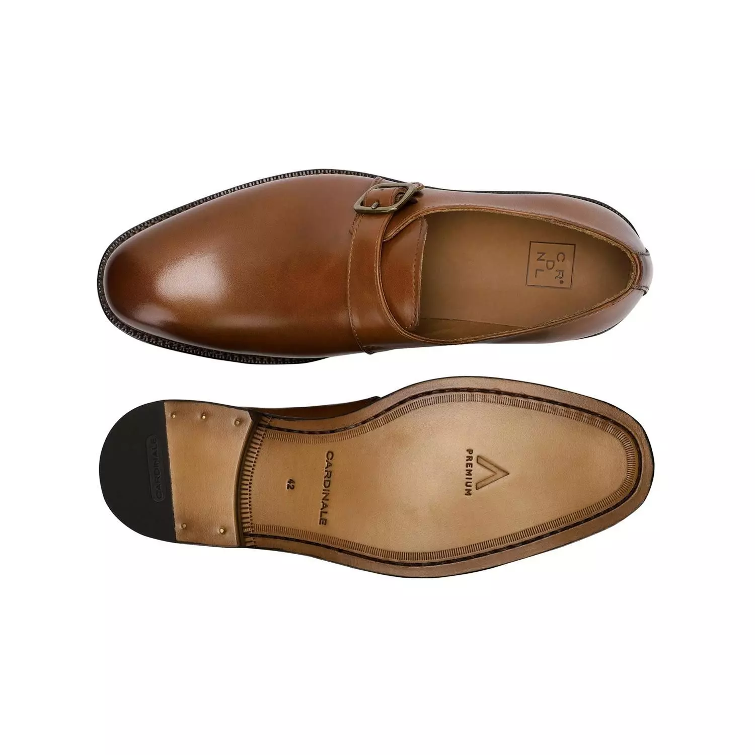 Zapatos Hombre Suela De Cuero Regent-1-04 Brandy Cardinale-2