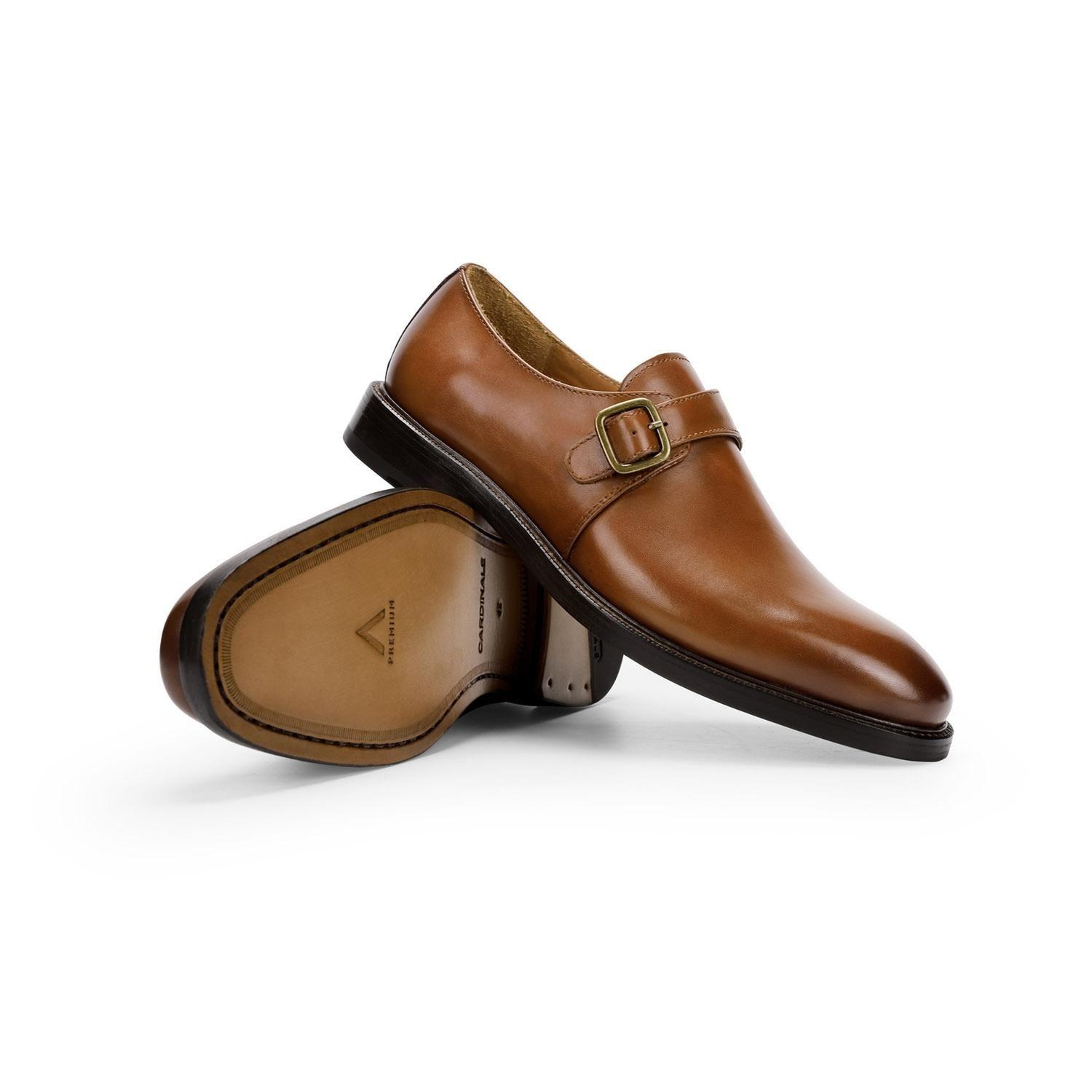 Zapatos Hombre Suela De Cuero Regent-1-04 Brandy Cardinale-5