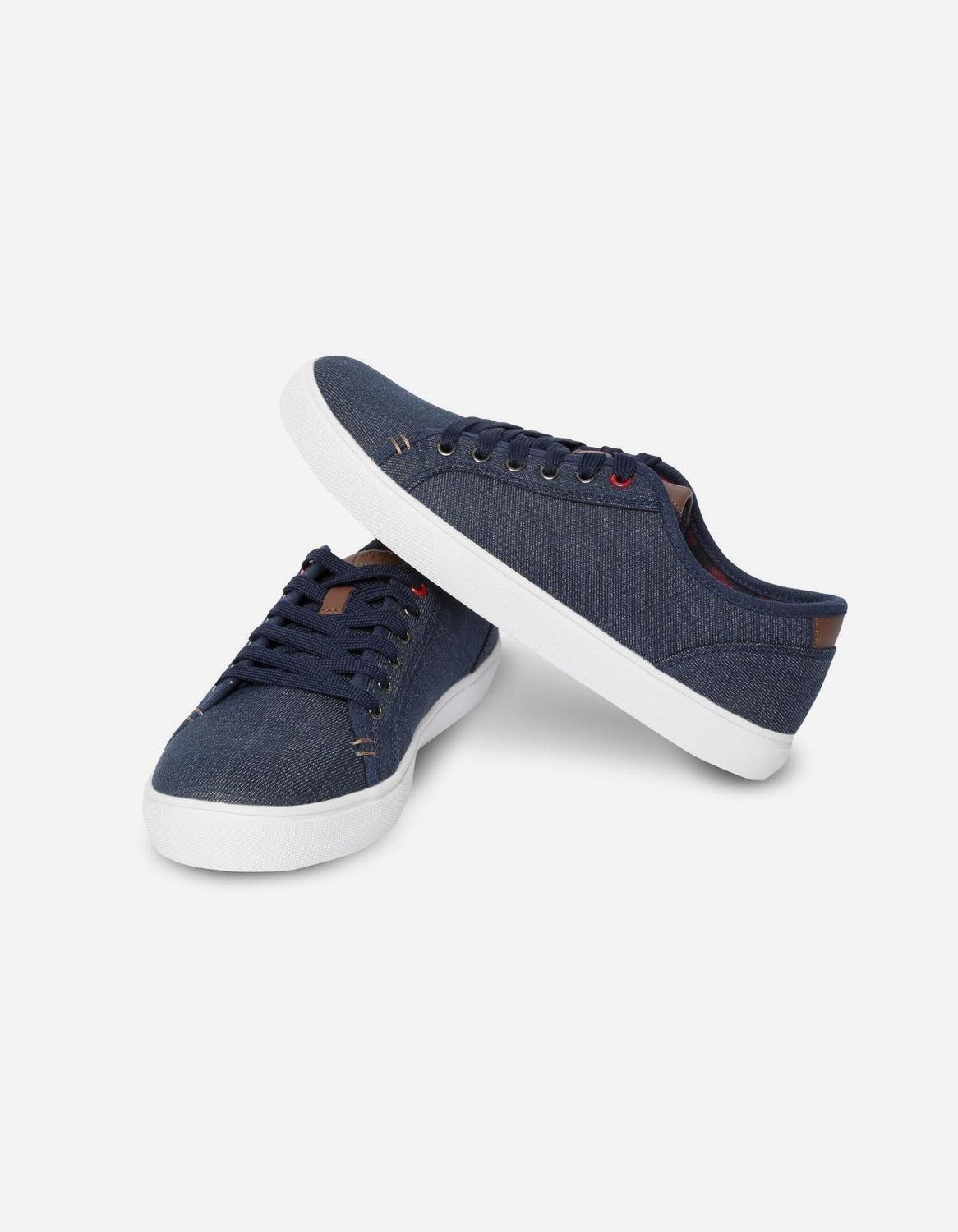 Zapatillas Urbanas Hombre Textil Panama Azul Cardinale-2