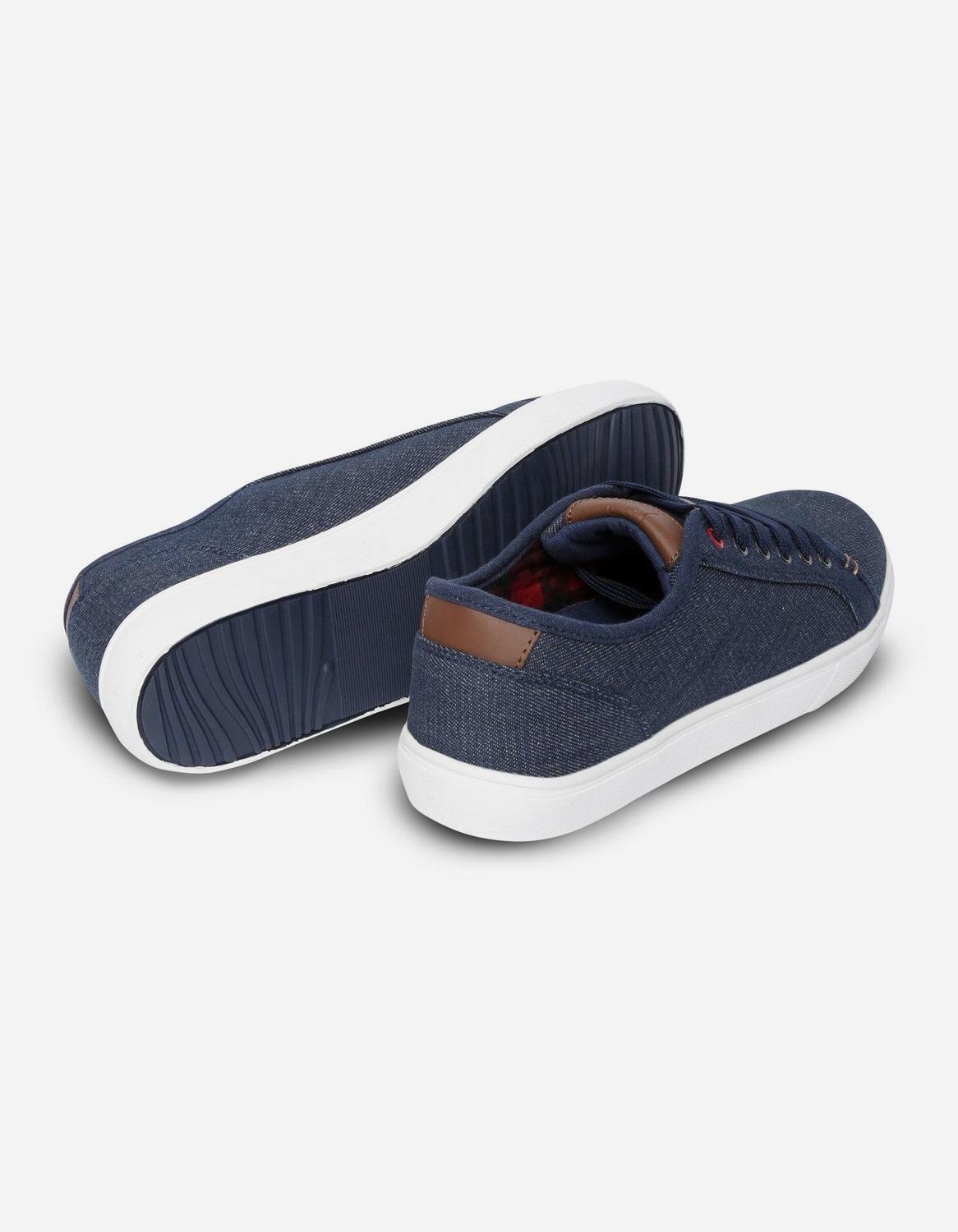 Zapatillas Urbanas Hombre Textil Panama Azul Cardinale-4