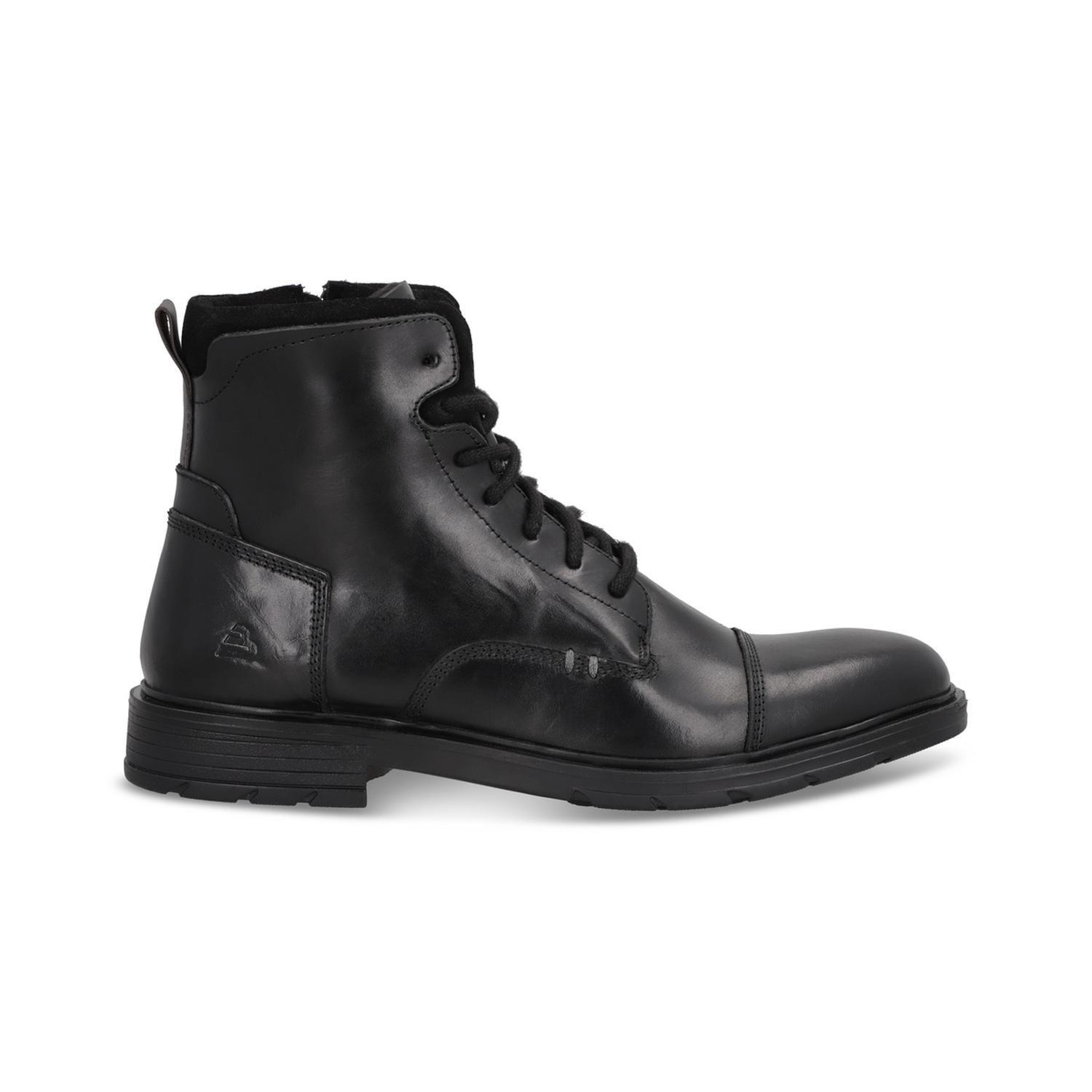 Botines Bototos Urbanos Hombre Cuero Fuse-6-21 Negro Bullboxer-0